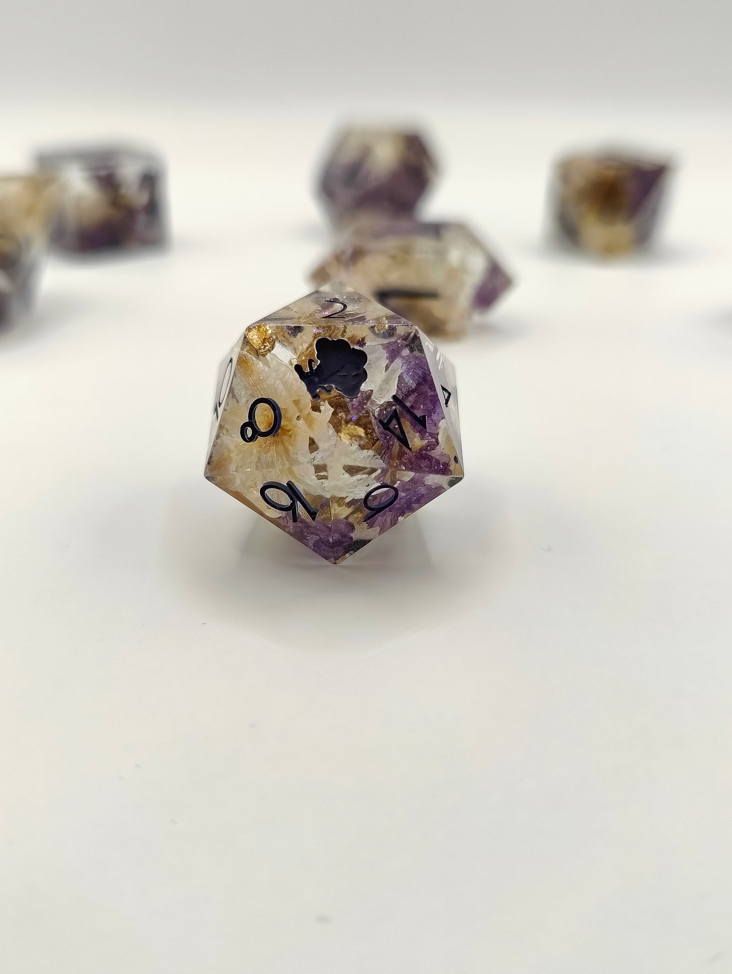Handmade dice set: The Faerie Bargain