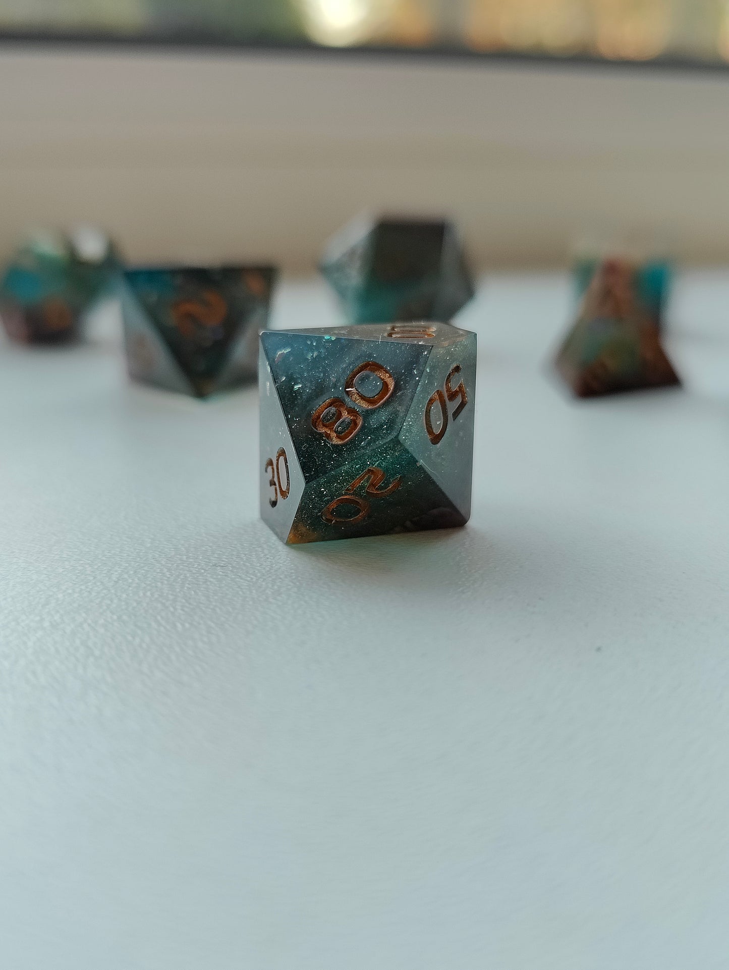 Handmade dice set: Astral Enchantment