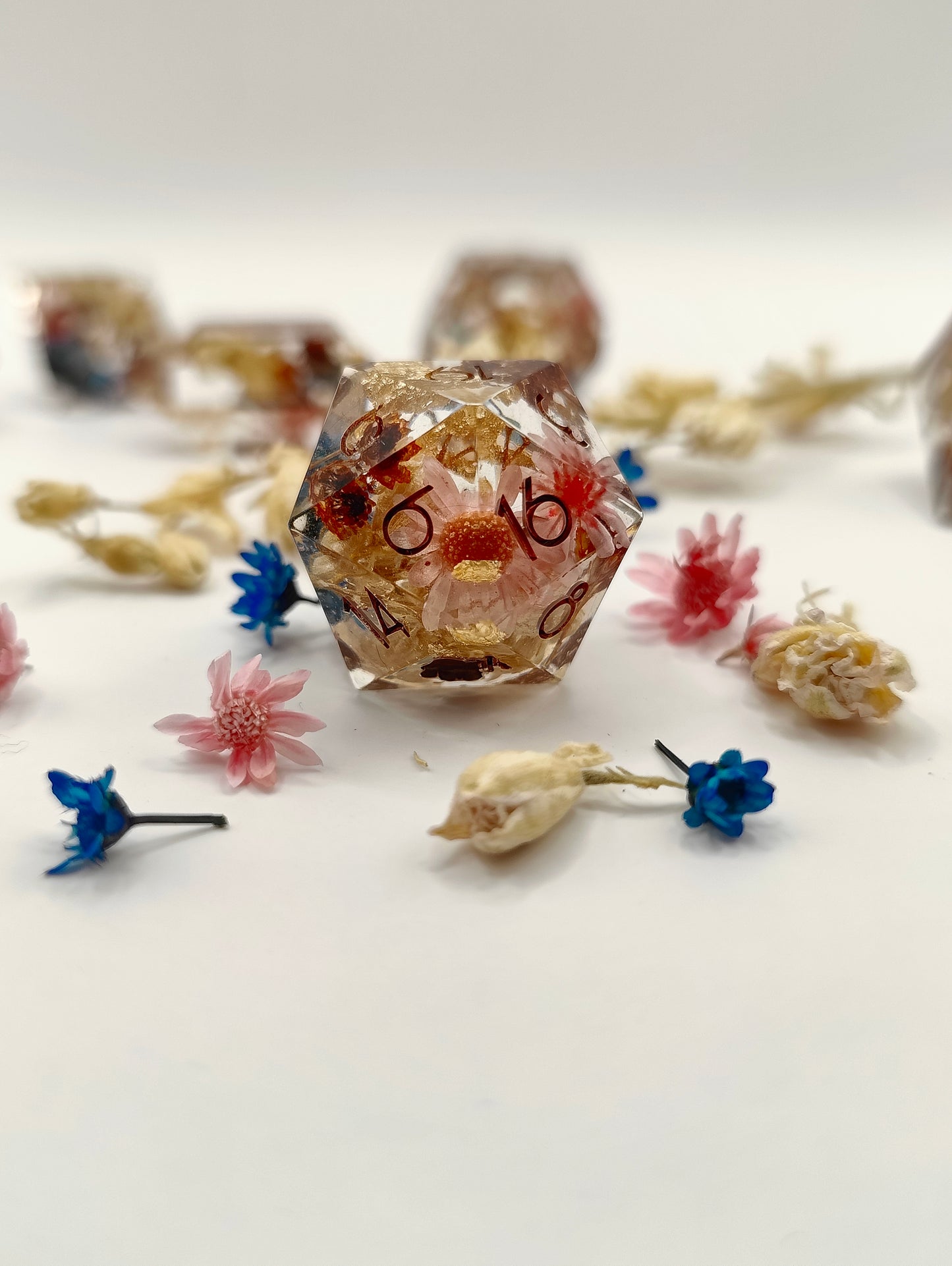 Handmade dice set: Royal wedding