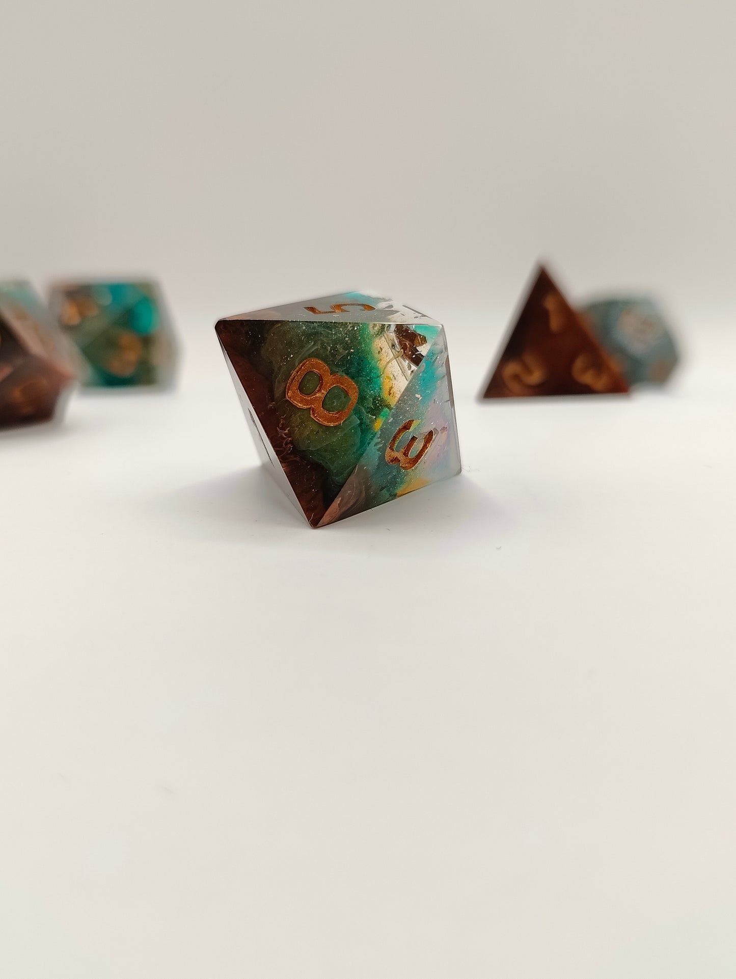 Handmade dice set: Astral Enchantment