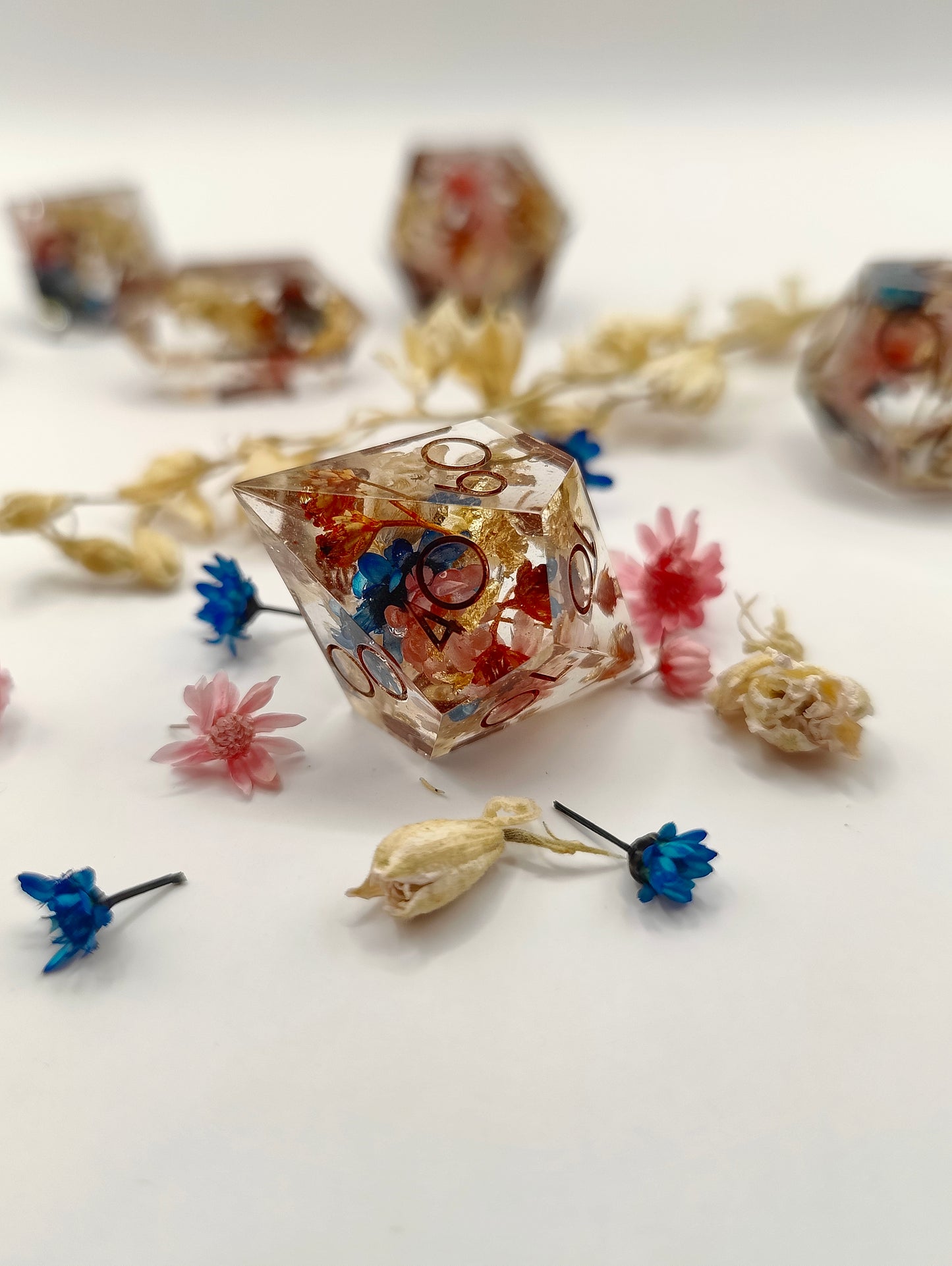 Handmade dice set: Royal wedding