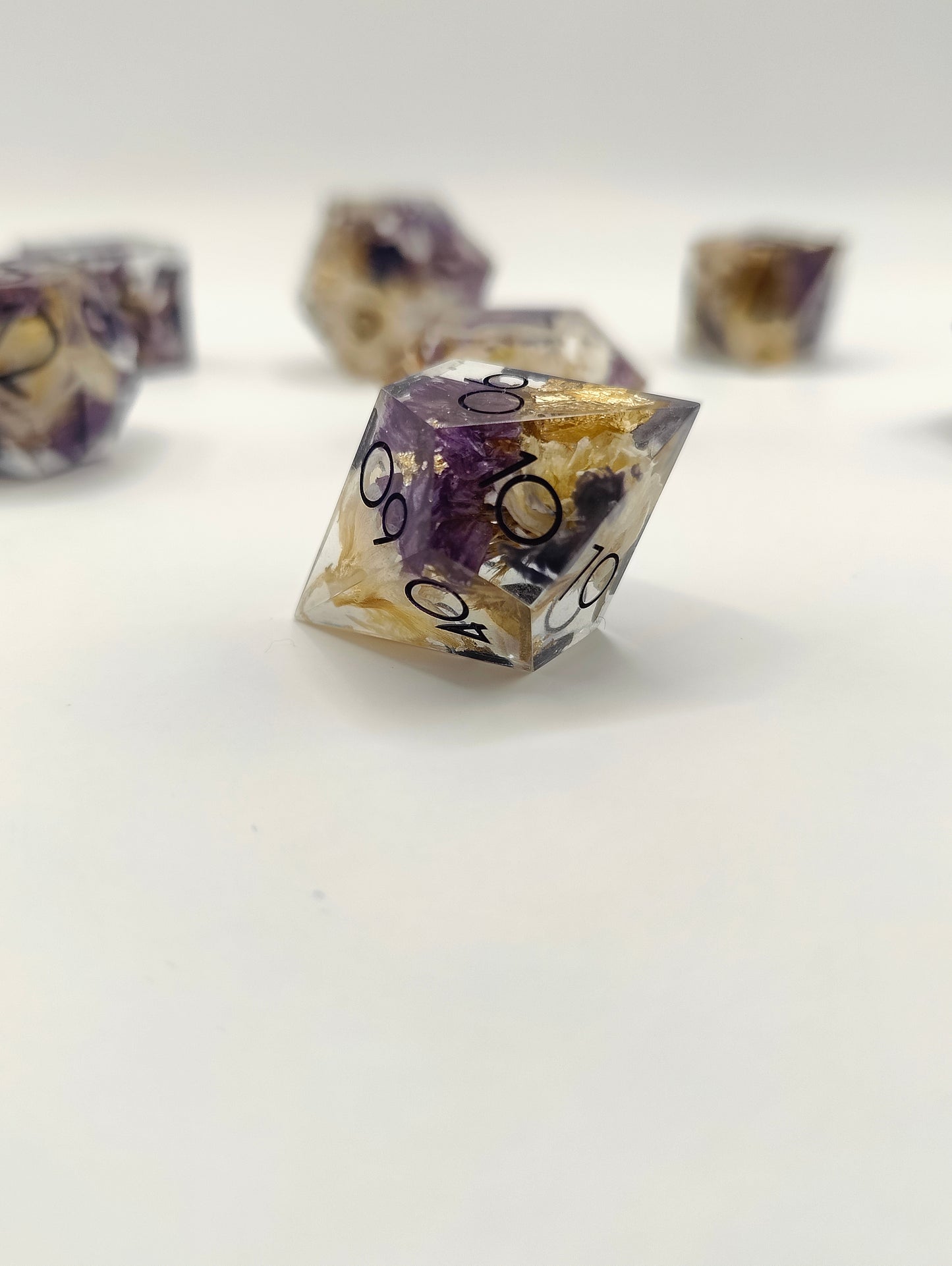 Handmade dice set: The Faerie Bargain