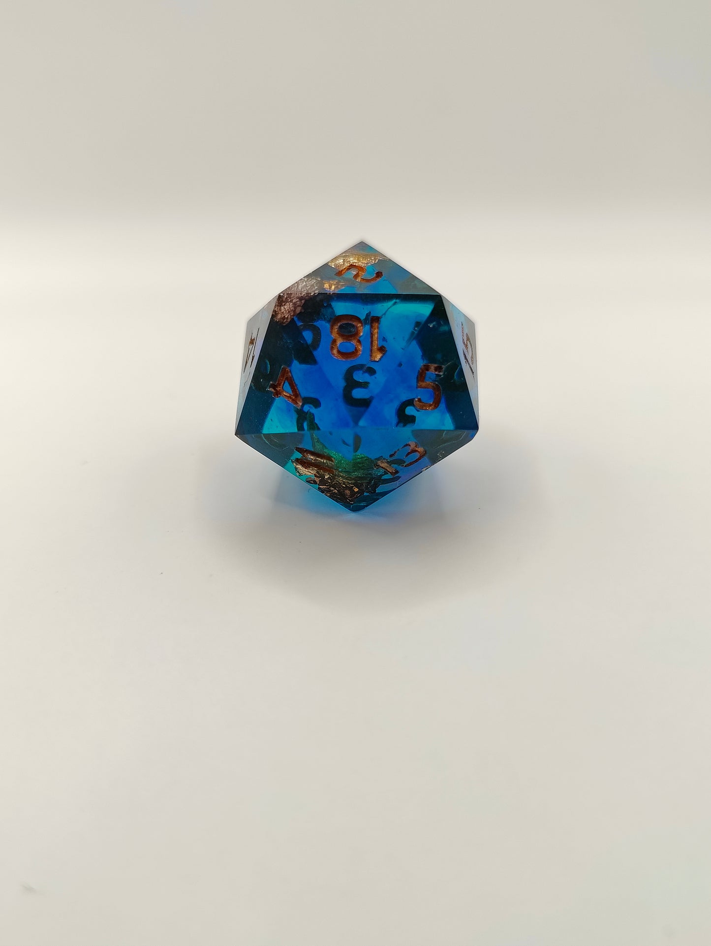 Handmade single D20: Sunken treasure