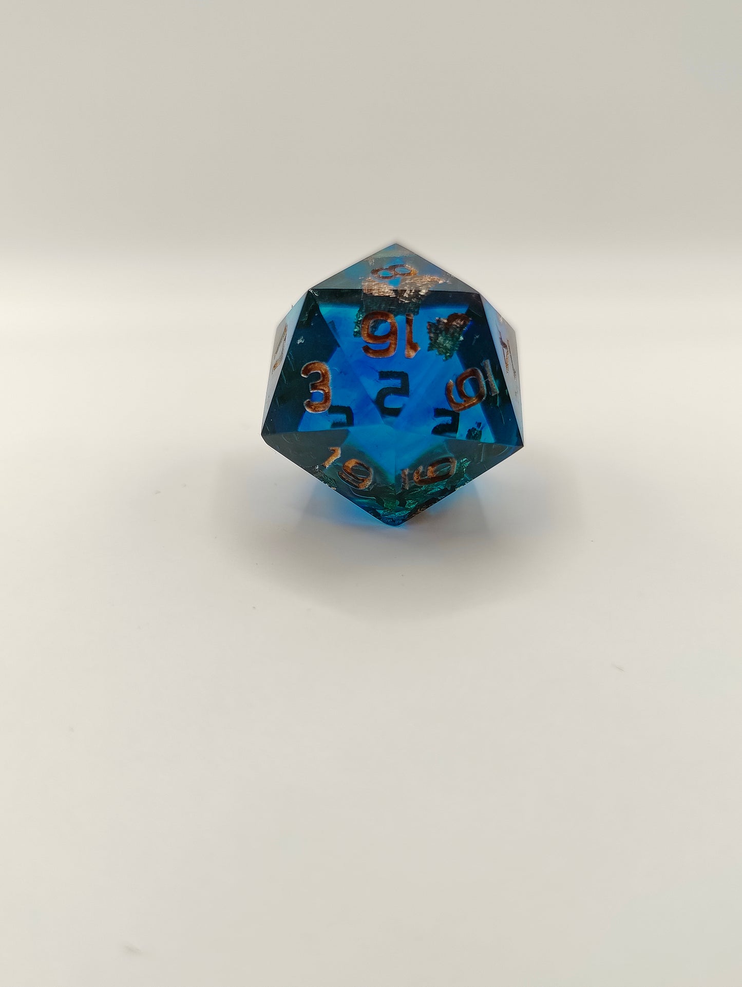 Handmade single D20: Sunken treasure