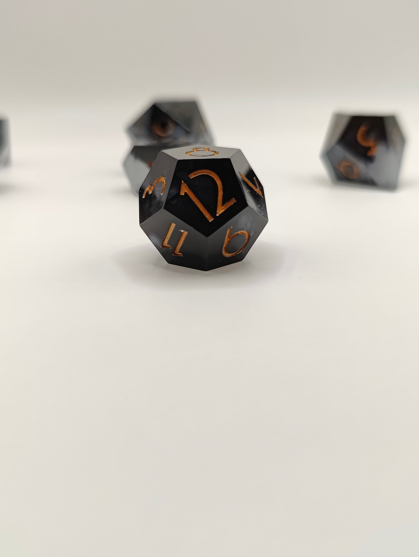 Handmade dice set: Threads of fate