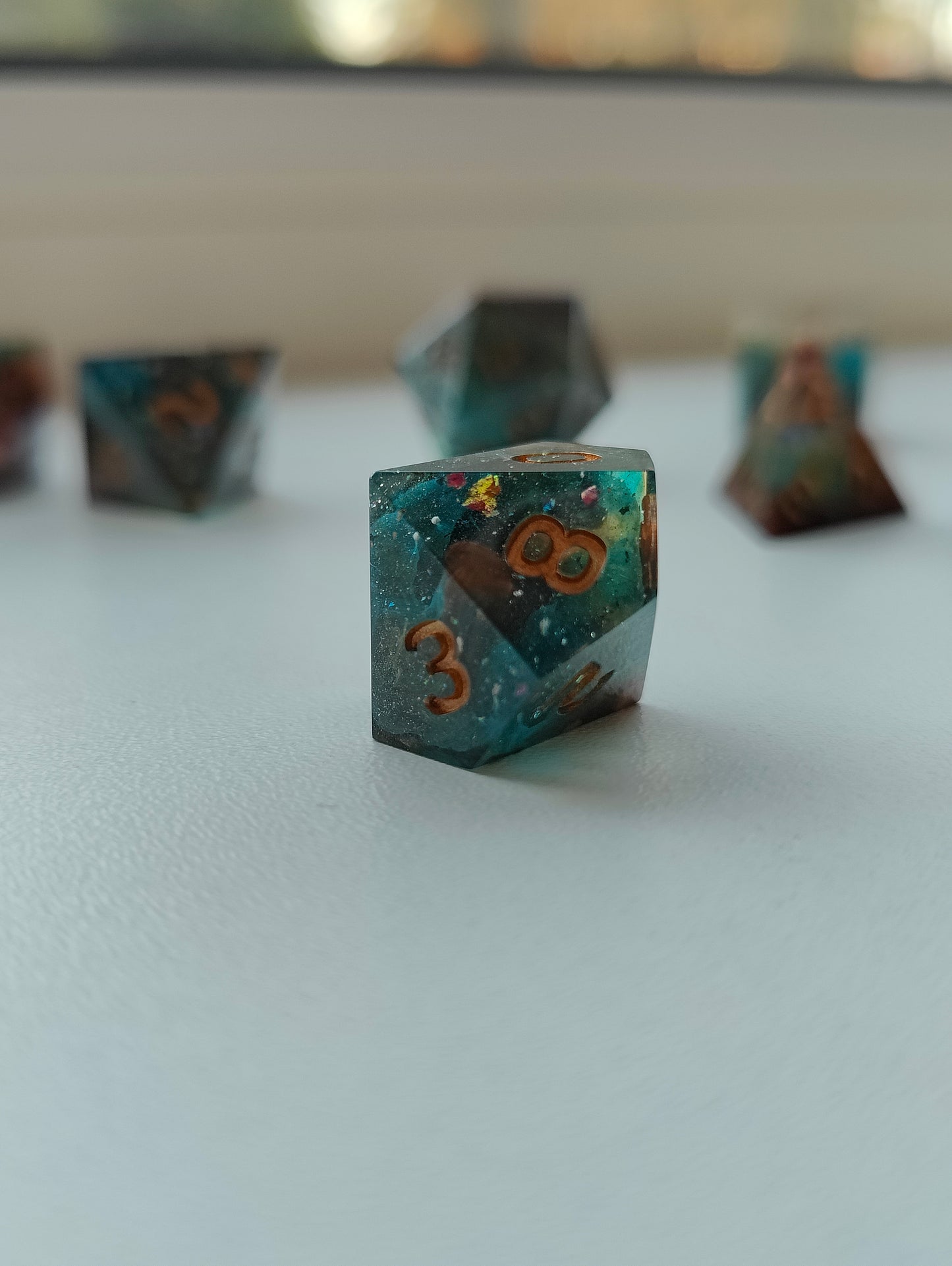 Handmade dice set: Astral Enchantment