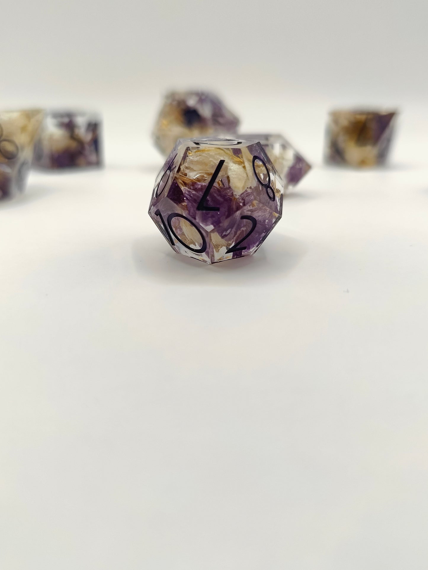 Handmade dice set: The Faerie Bargain