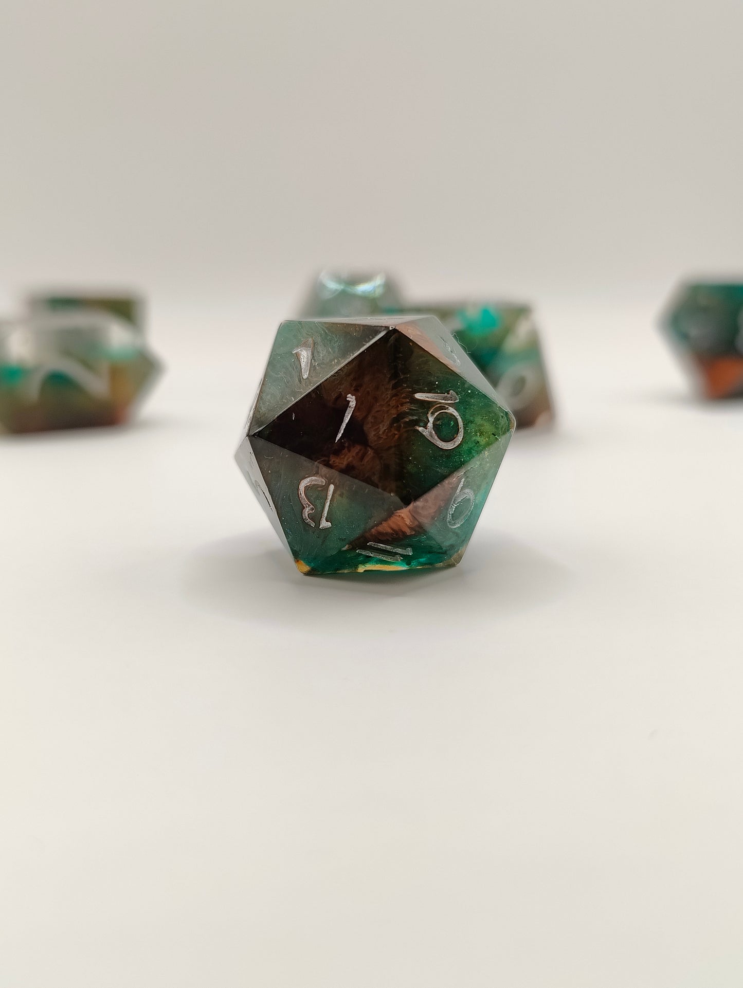 Handmade dice set: Astral Enchantment