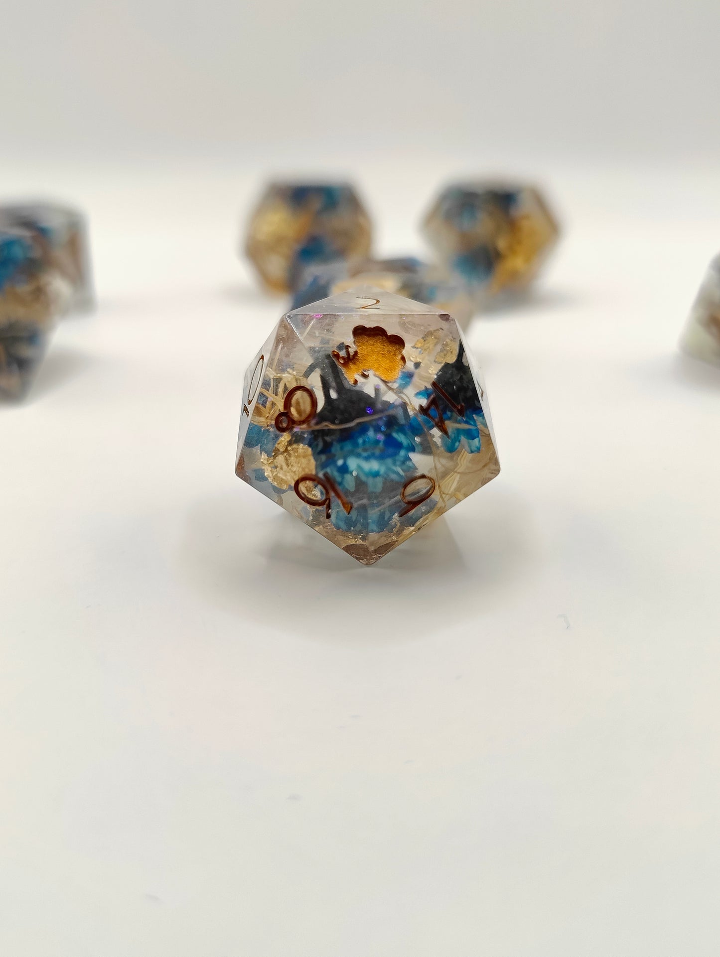 Handmade dice set: The harvest