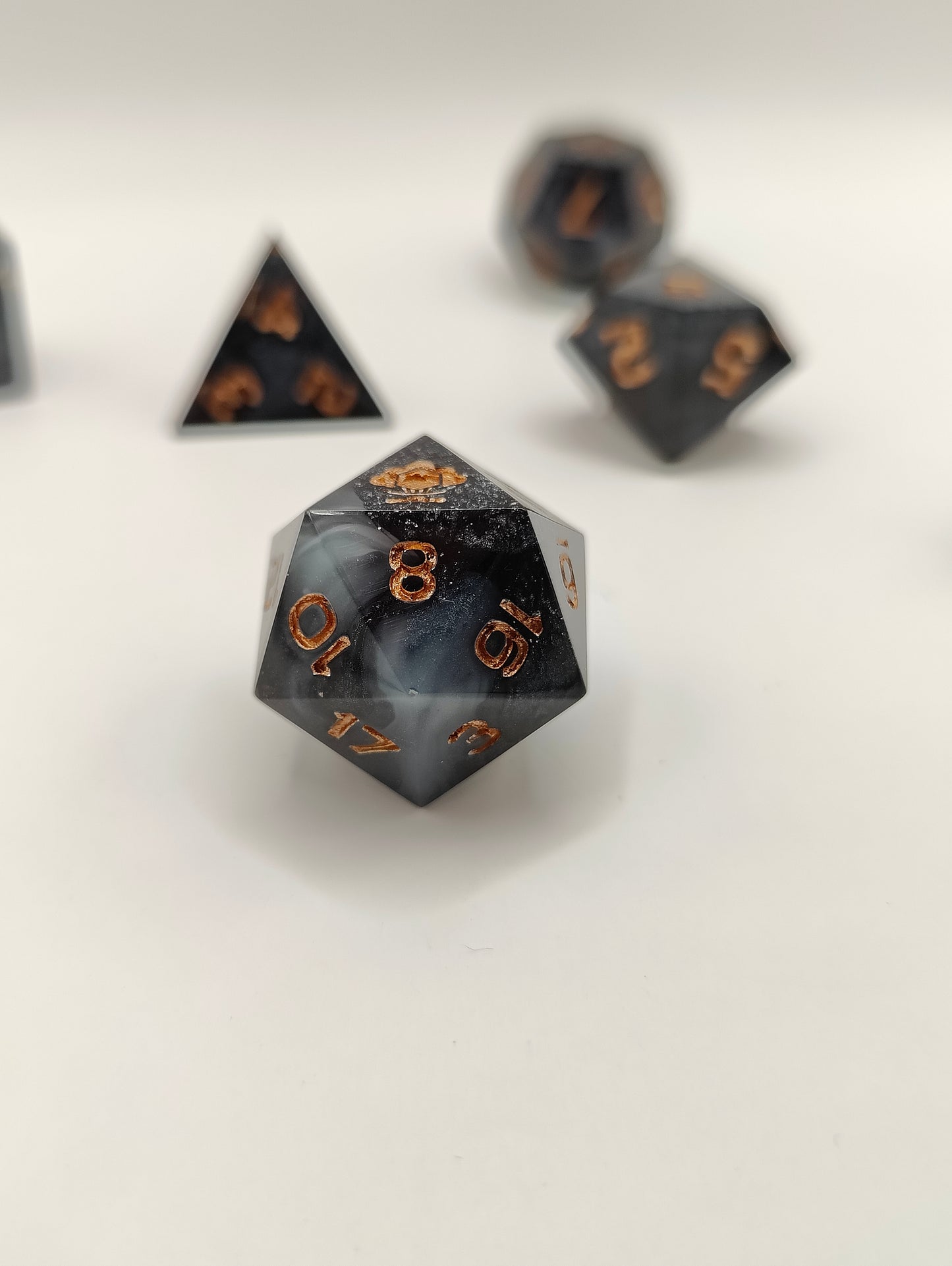 Handmade dice set: The expedition