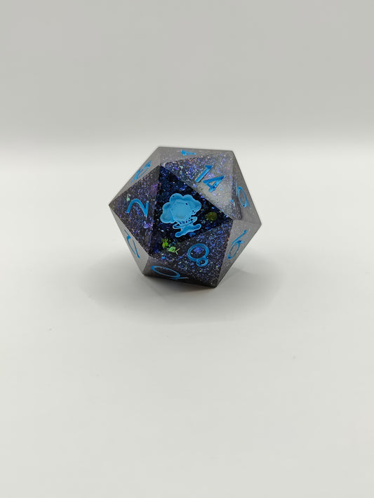 Handmade 30 mm D20: Shifting galaxies