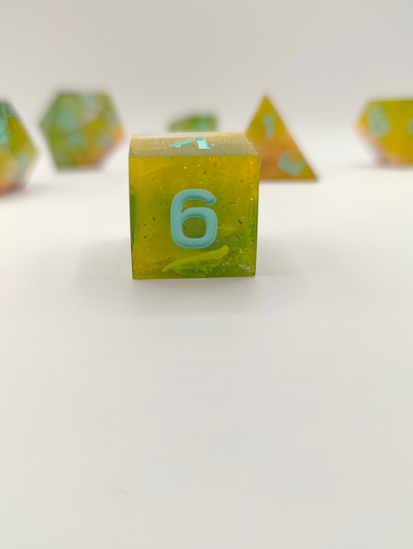 Handmade dice set: Pixie dust