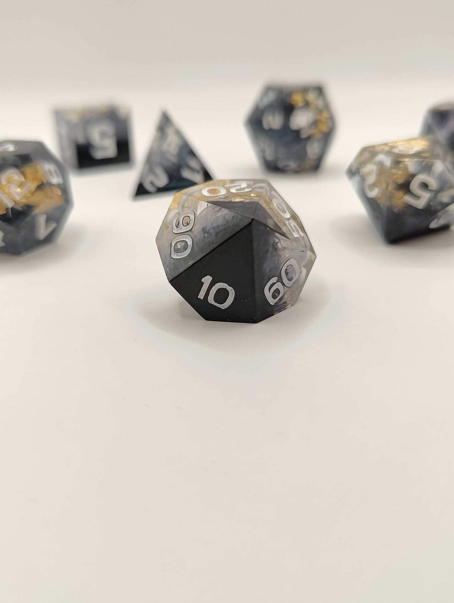 Handmade dice set: The royal Crypt