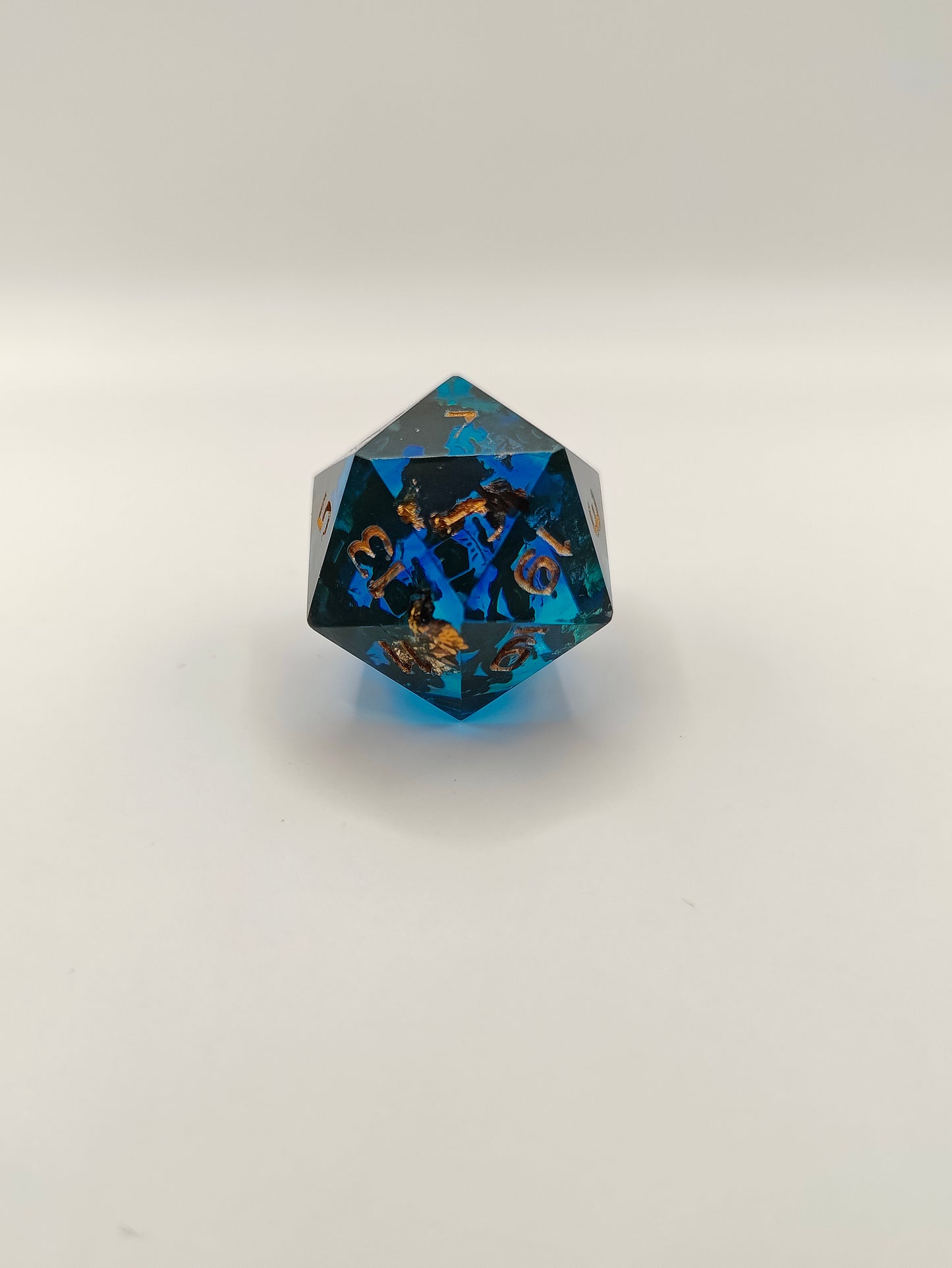 Handmade single D20: Sunken treasure
