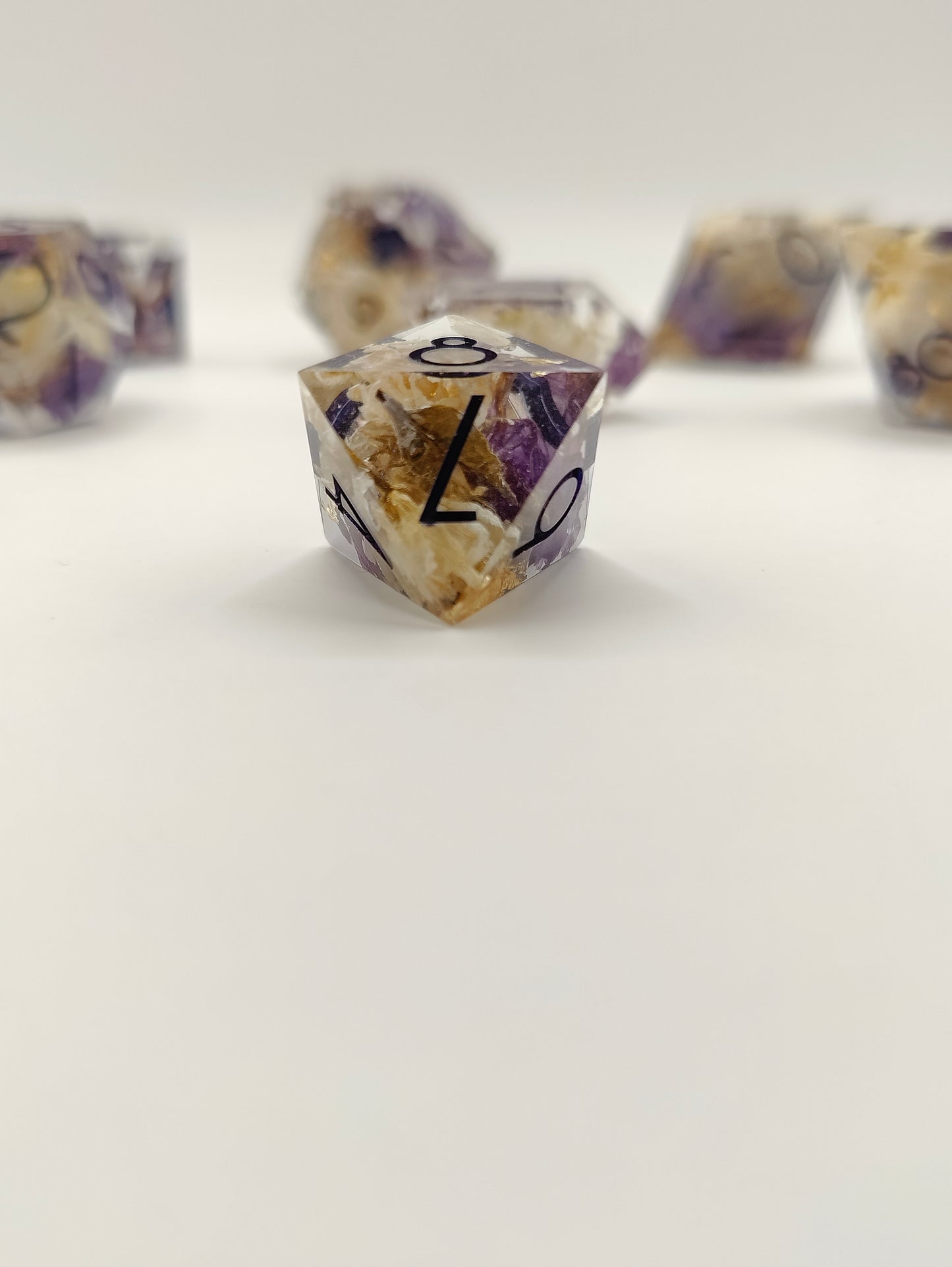 Handmade dice set: The Faerie Bargain