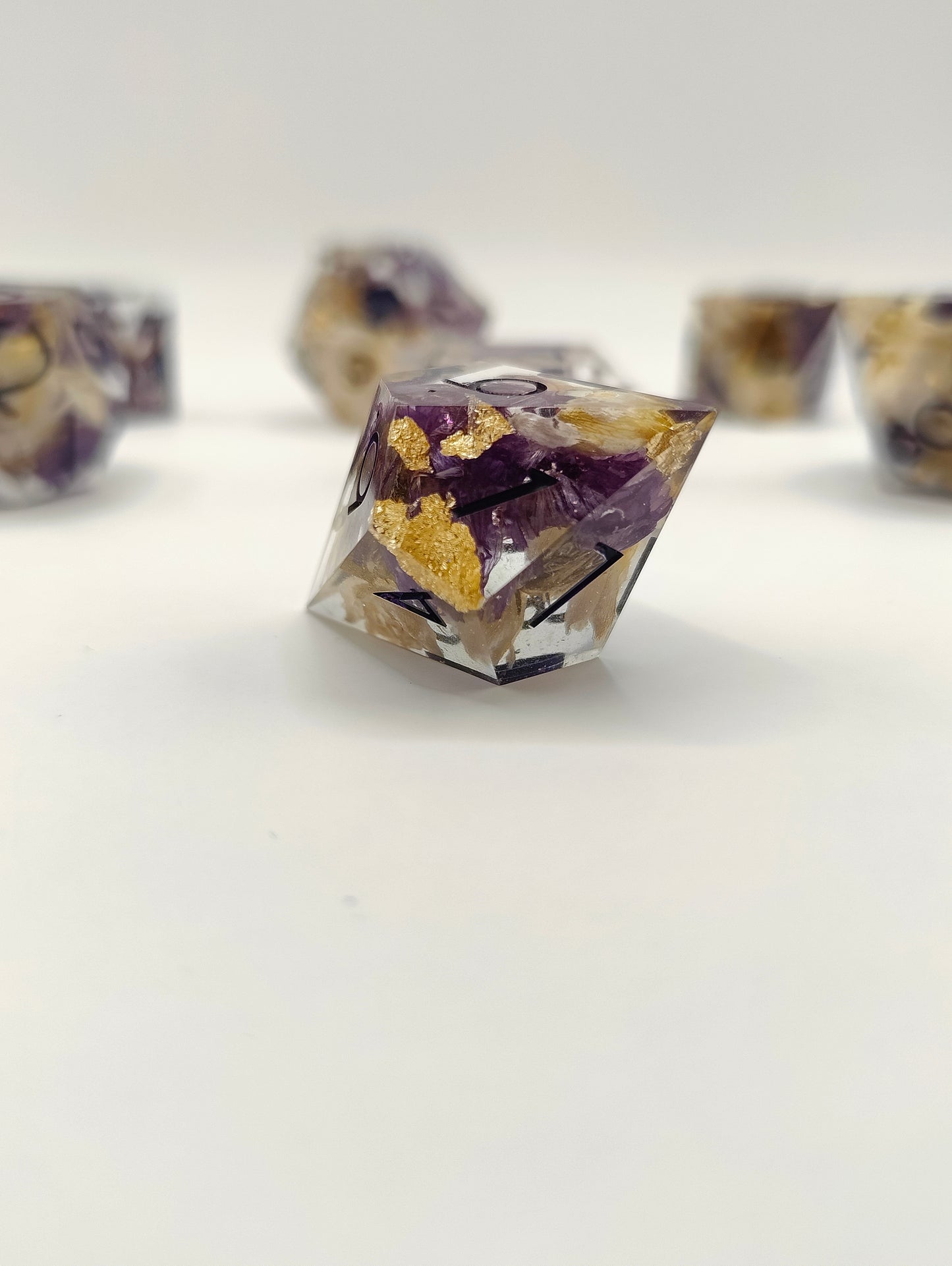 Handmade dice set: The Faerie Bargain