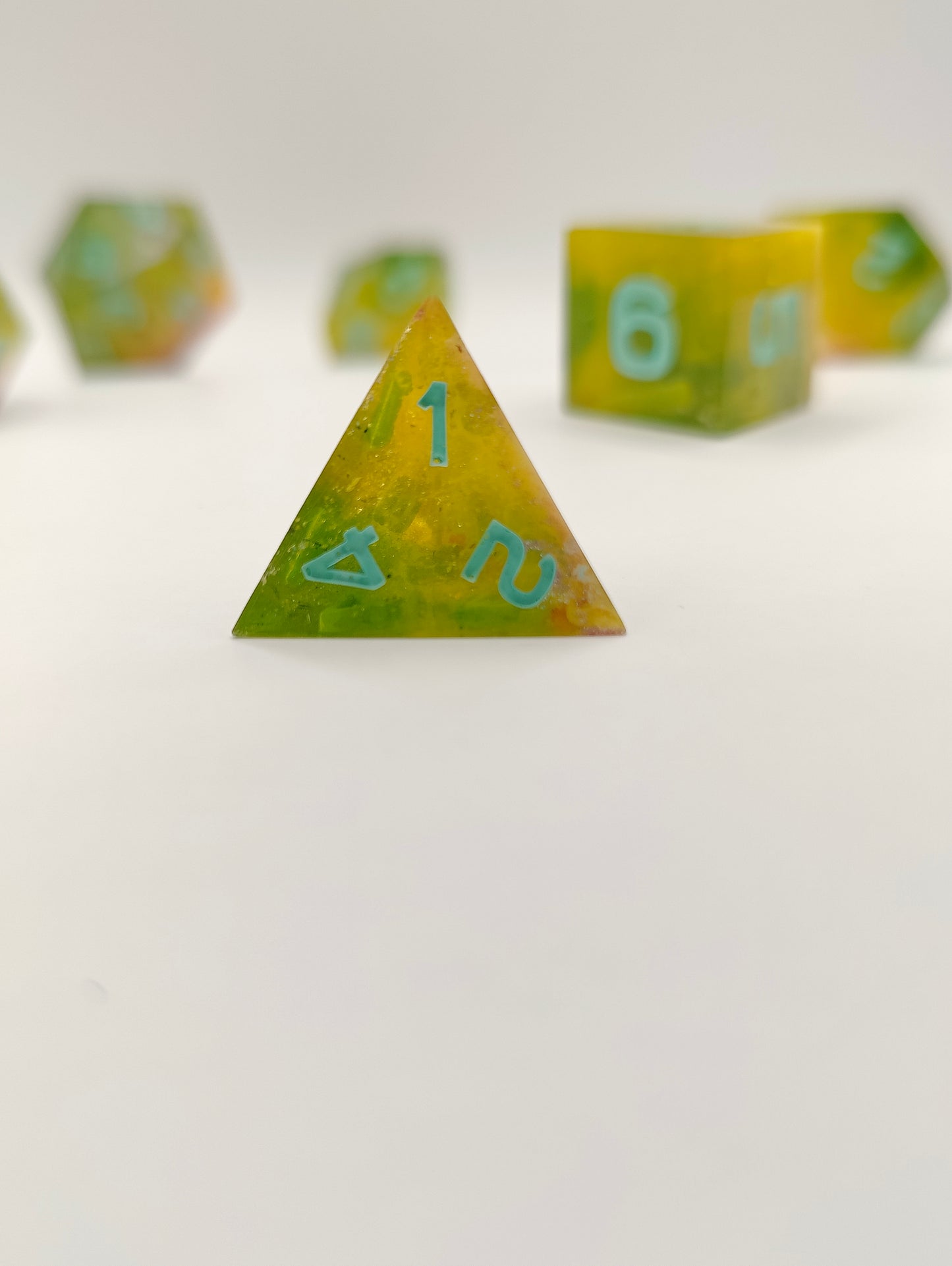 Handmade dice set: Pixie dust