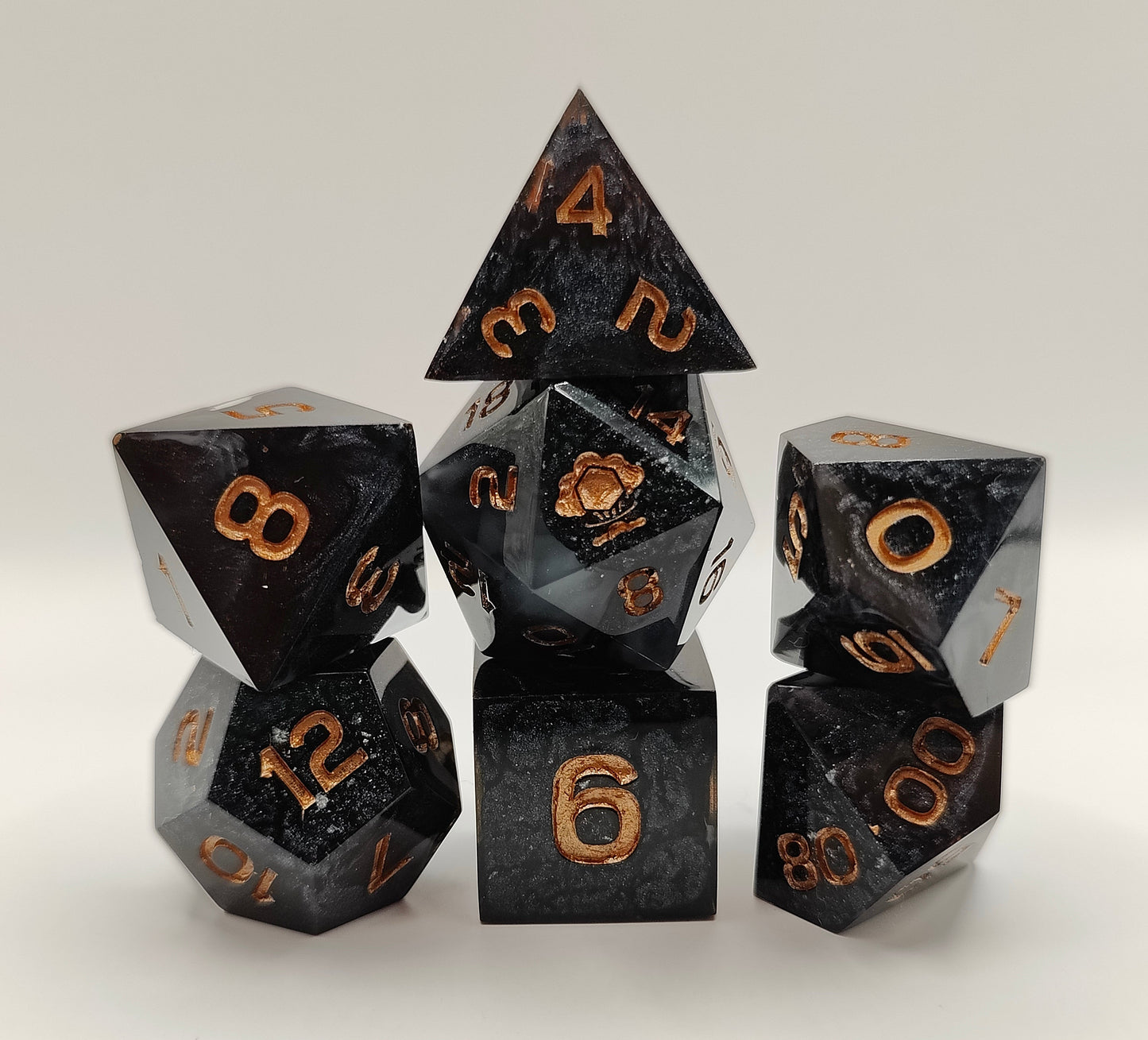 Handmade dice set: The expedition