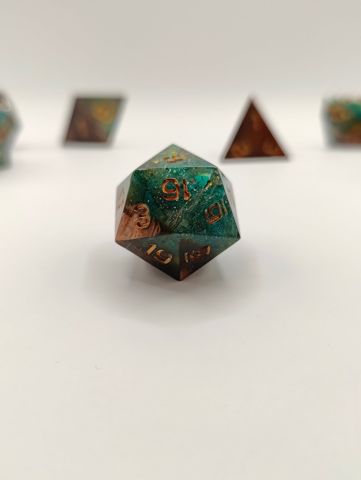 Handmade dice set: Astral Enchantment