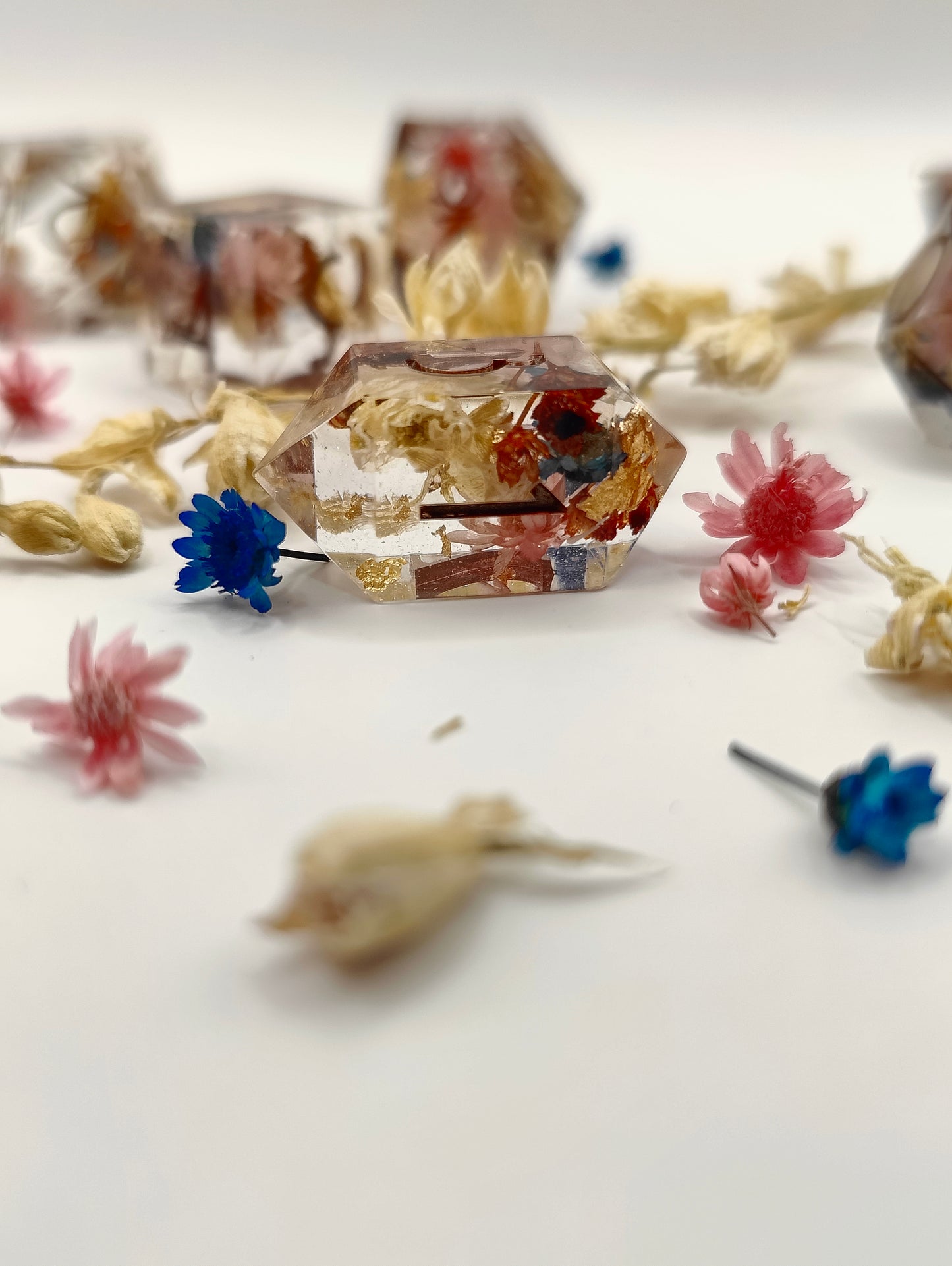 Handmade dice set: Royal wedding