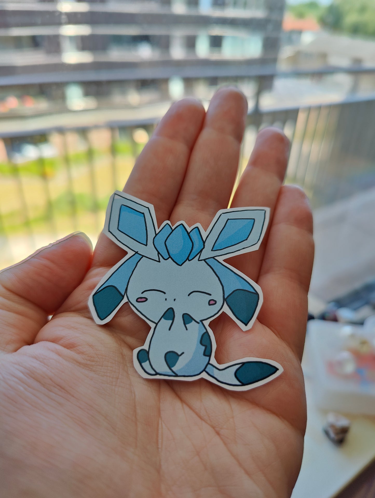 Ice cat sticker