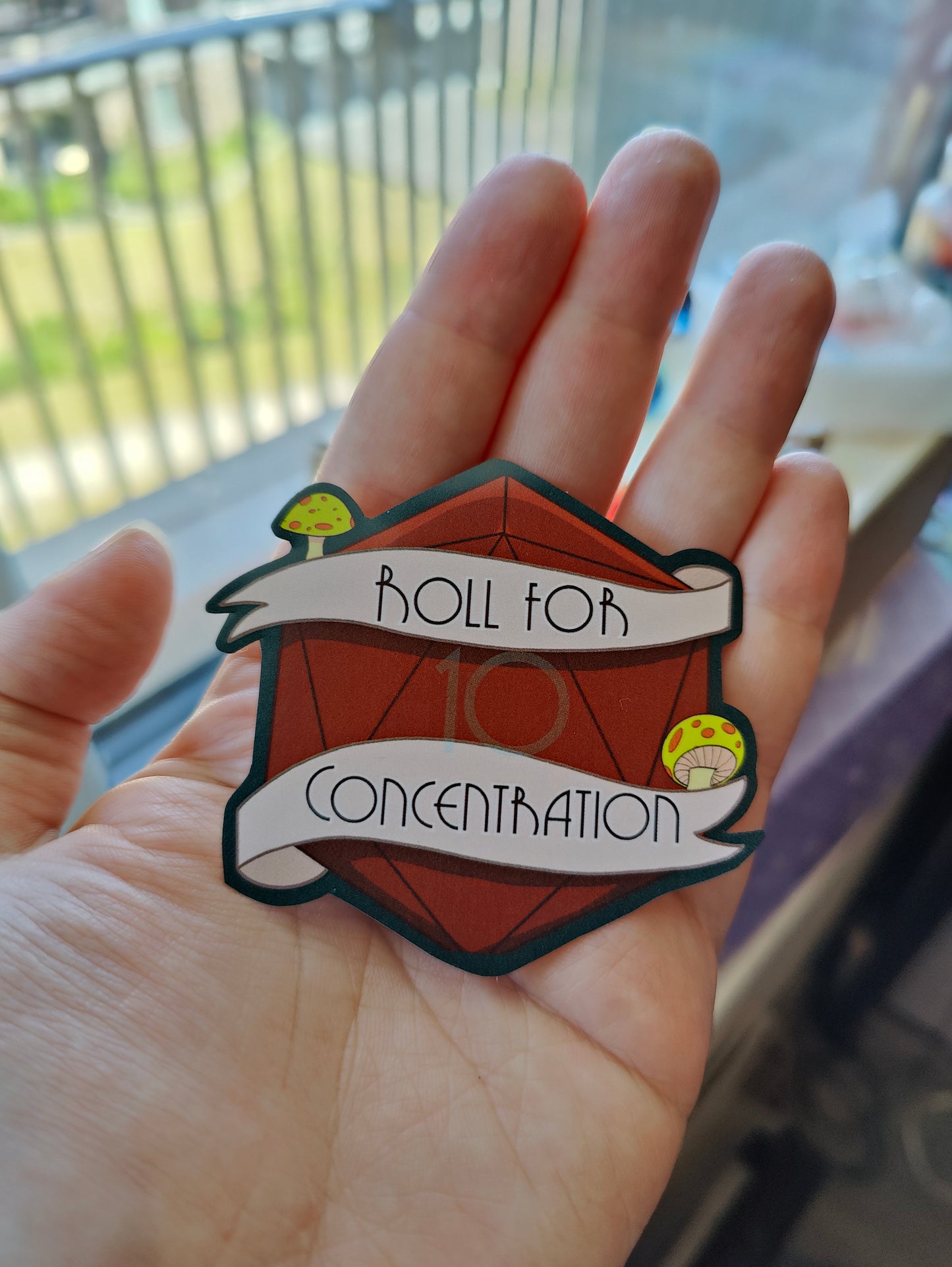 Roll for concentration sticker