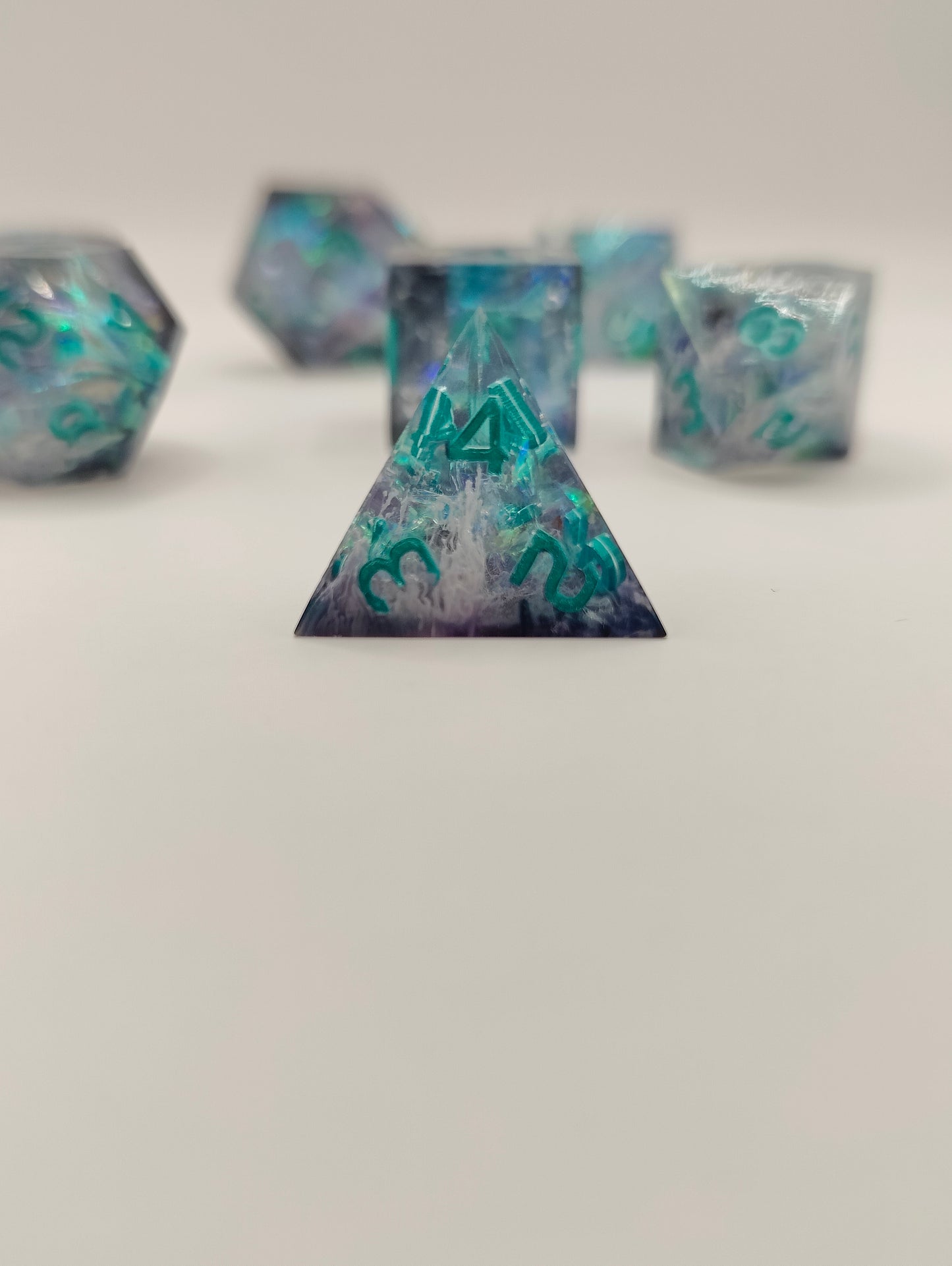 Handmade dice set: Mistborn