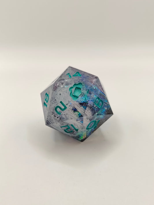 Handmade single D20: Mistborn