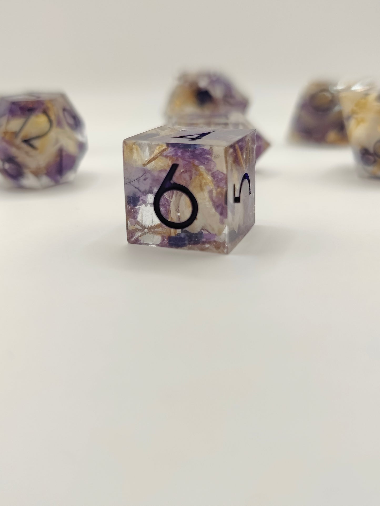 Handmade dice set: The Faerie Bargain