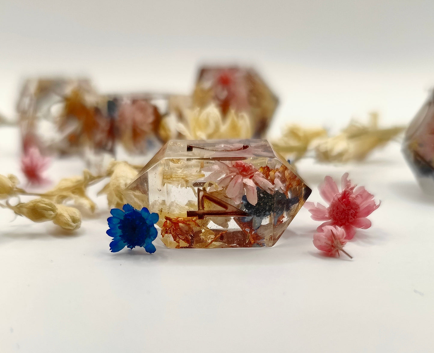 Handmade dice set: Royal wedding