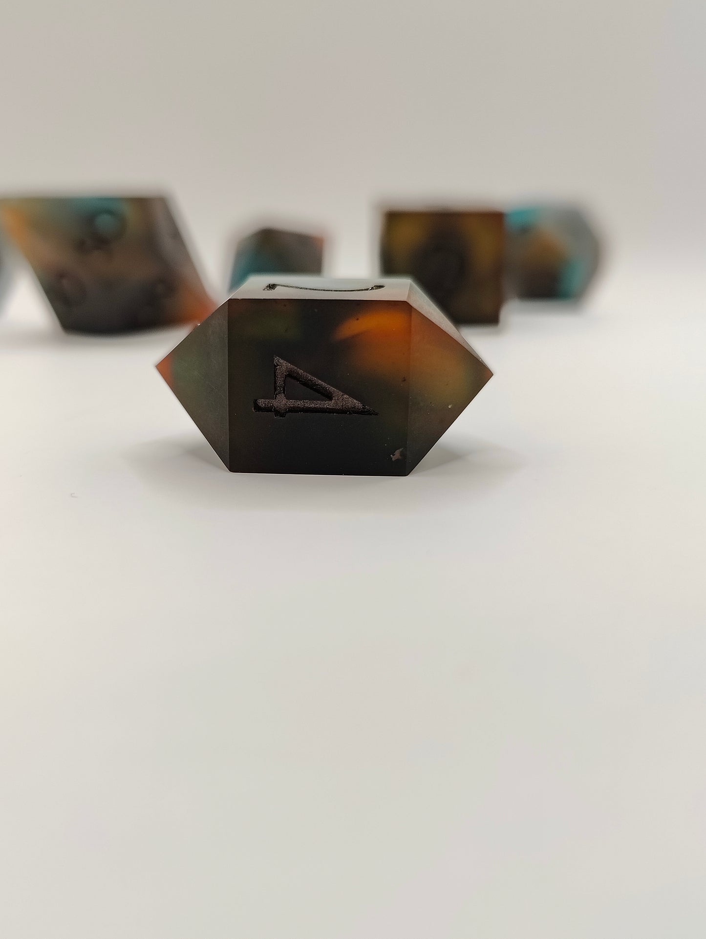 Handmade dice set: Tideworn
