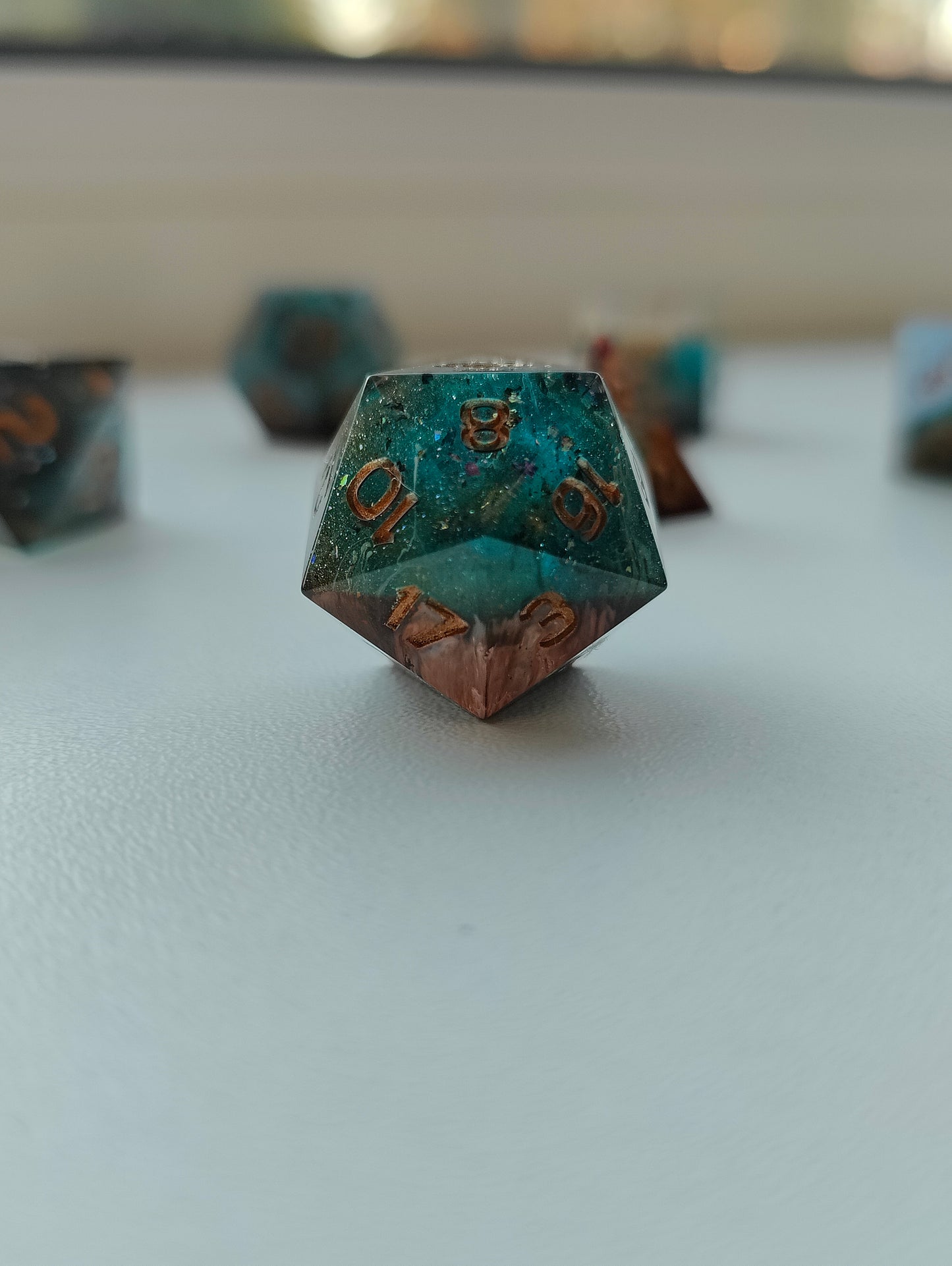 Handmade dice set: Astral Enchantment