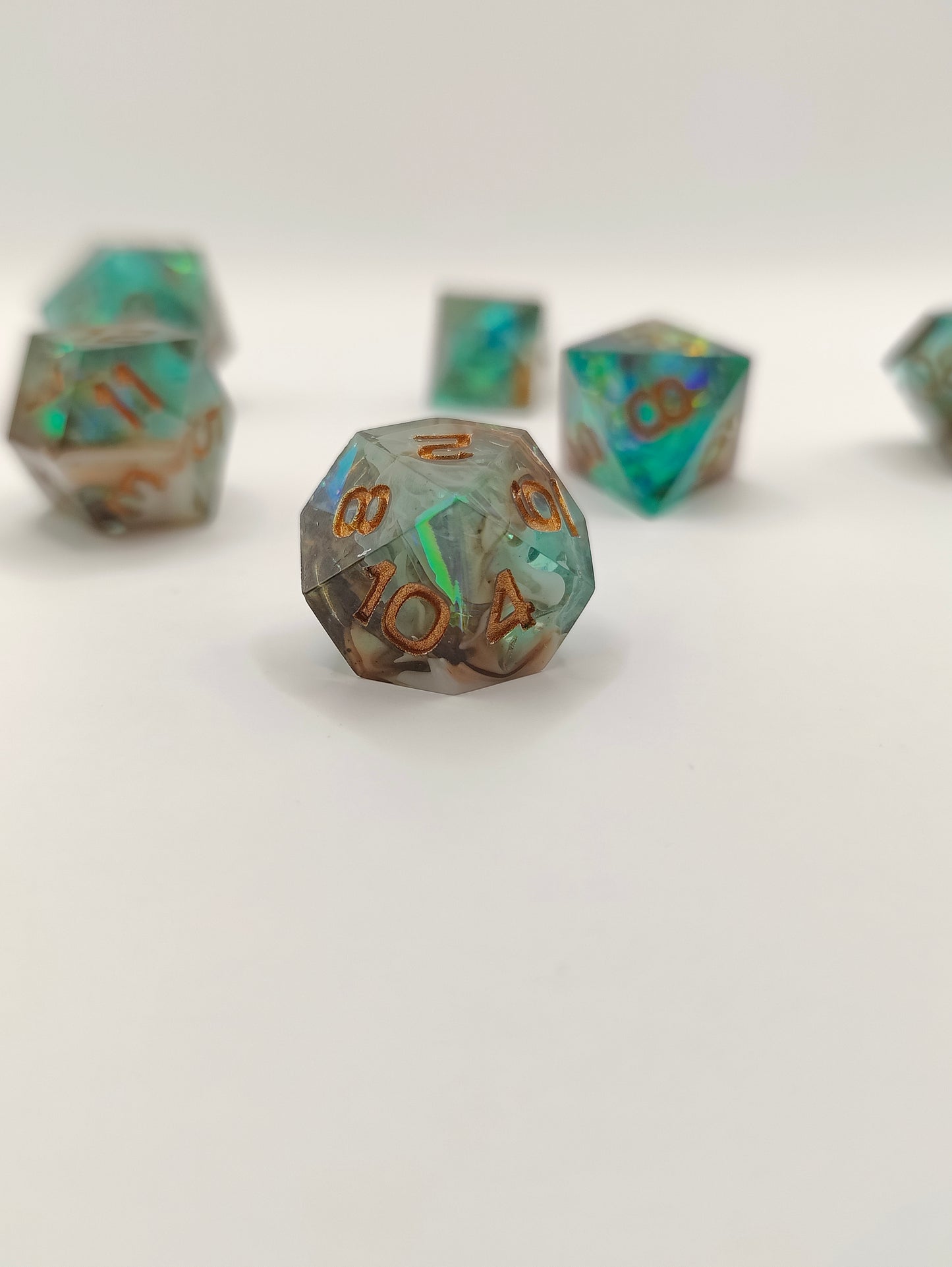 Mini dice set: Lagoon