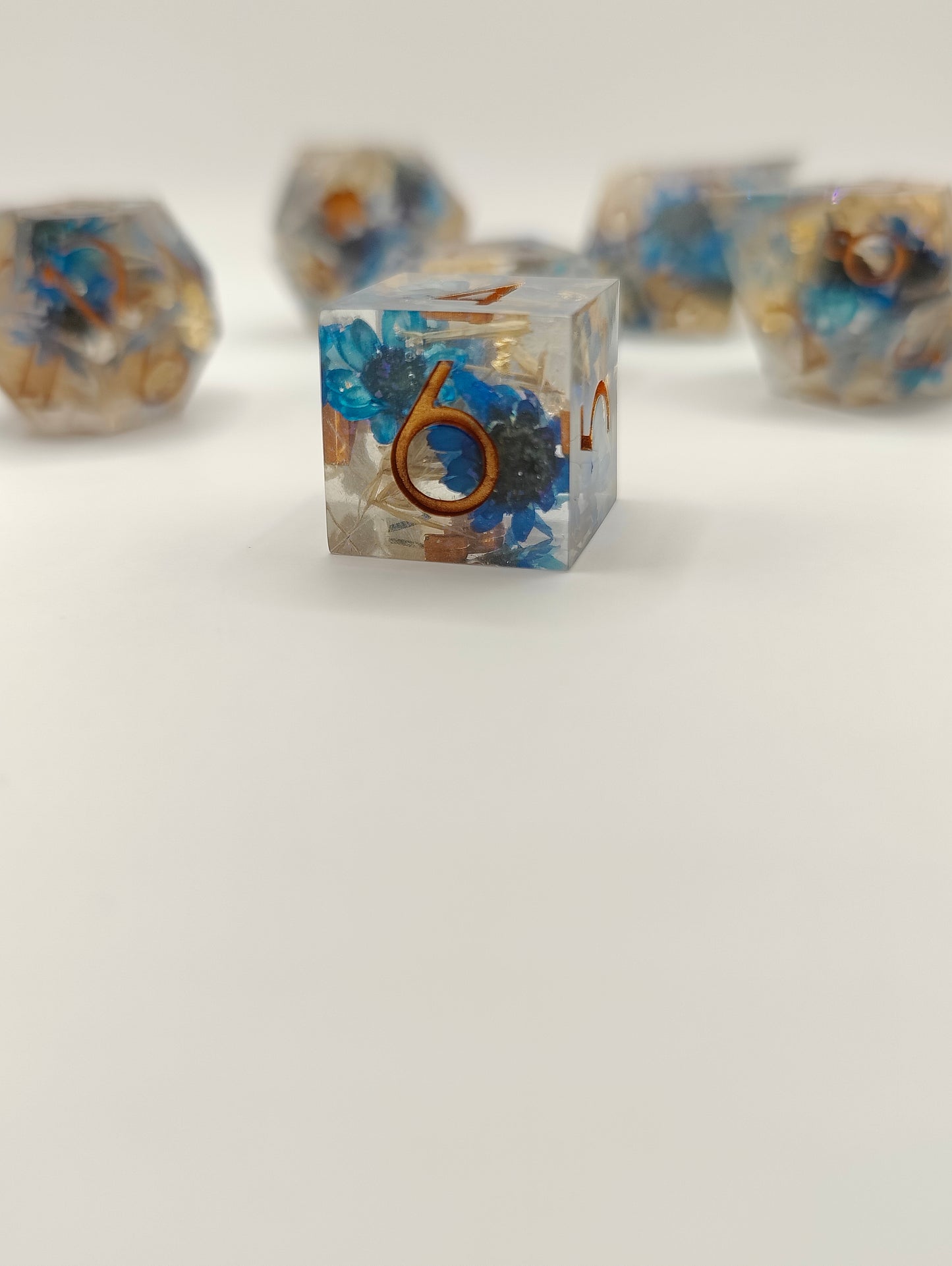 Handmade dice set: The harvest