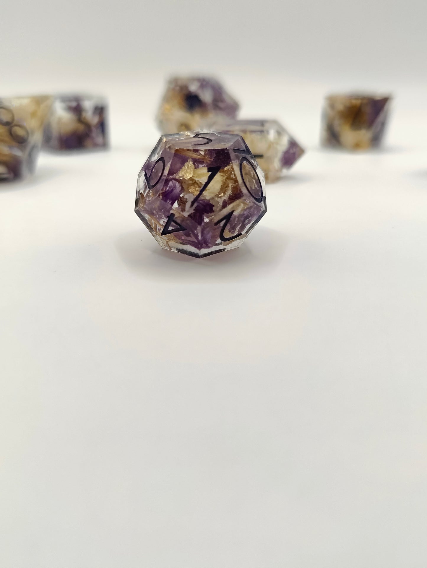 Handmade dice set: The Faerie Bargain