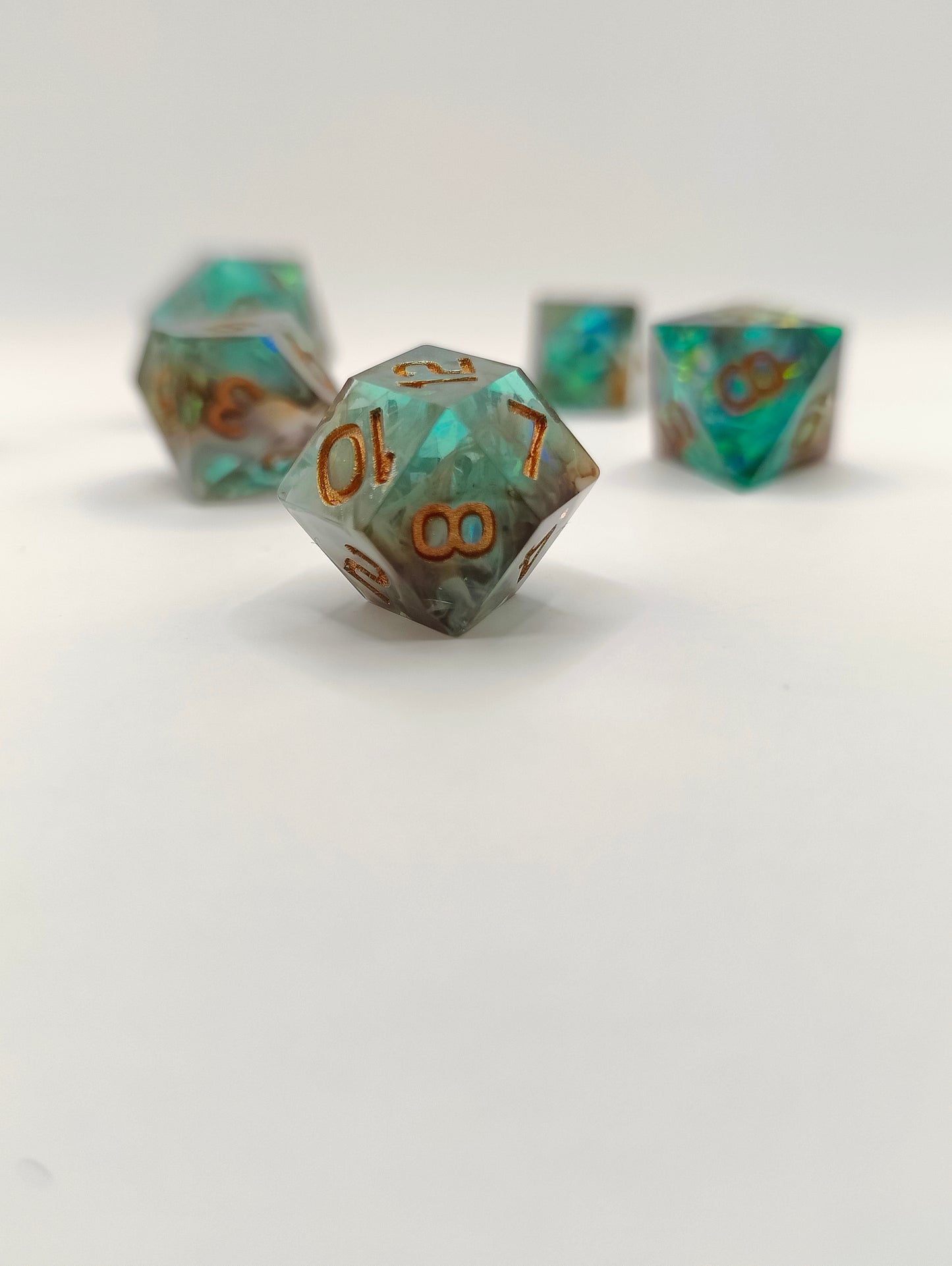 Mini dice set: Lagoon