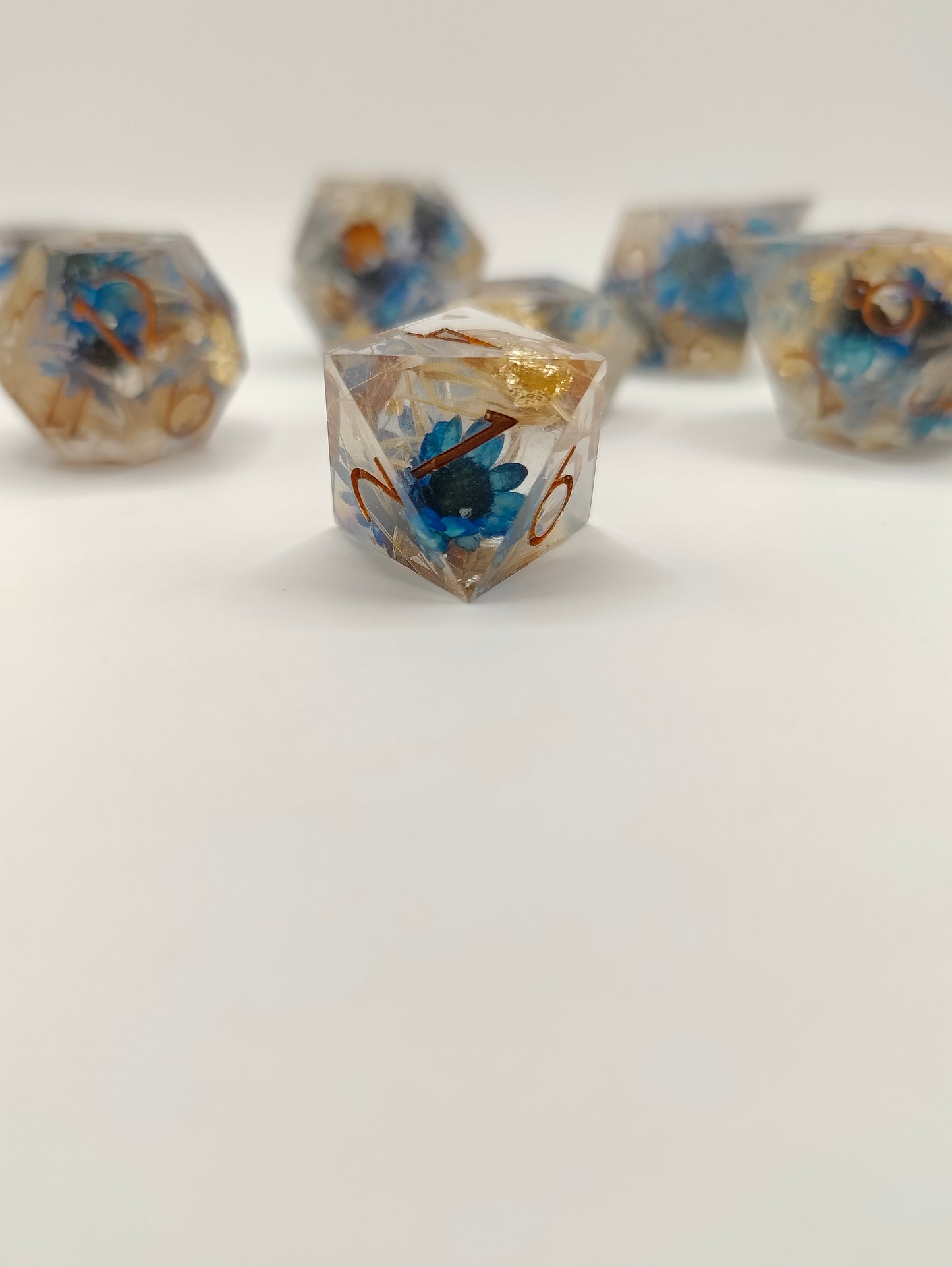 Handmade dice set: The harvest