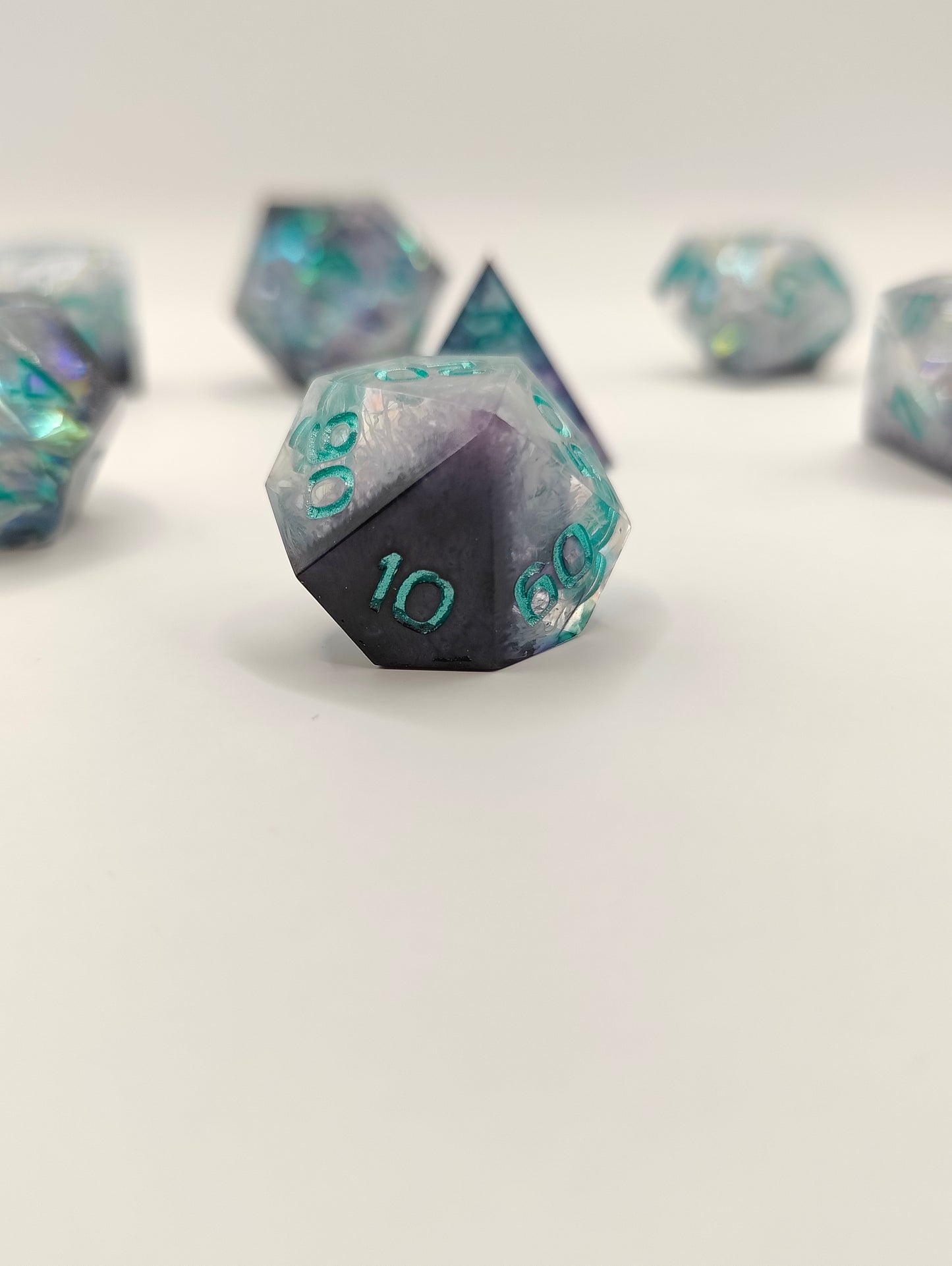 Handmade dice set: Mistborn