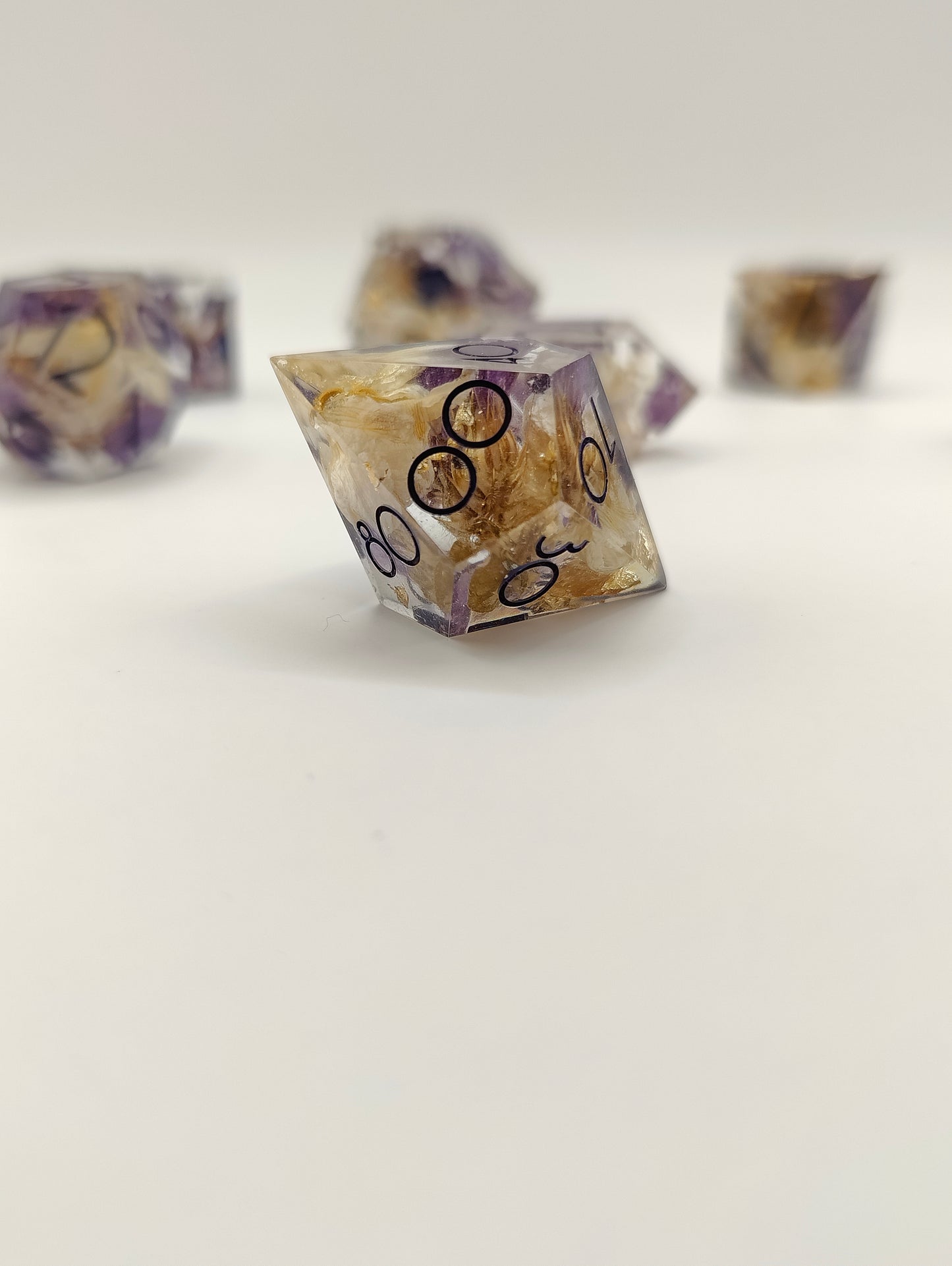 Handmade dice set: The Faerie Bargain