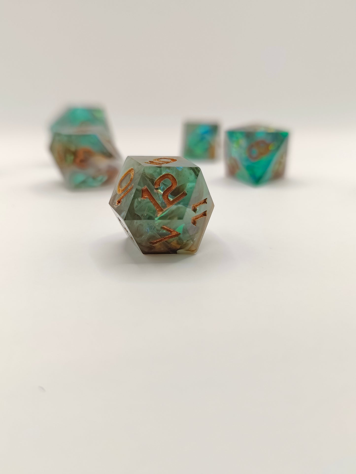 Mini dice set: Lagoon