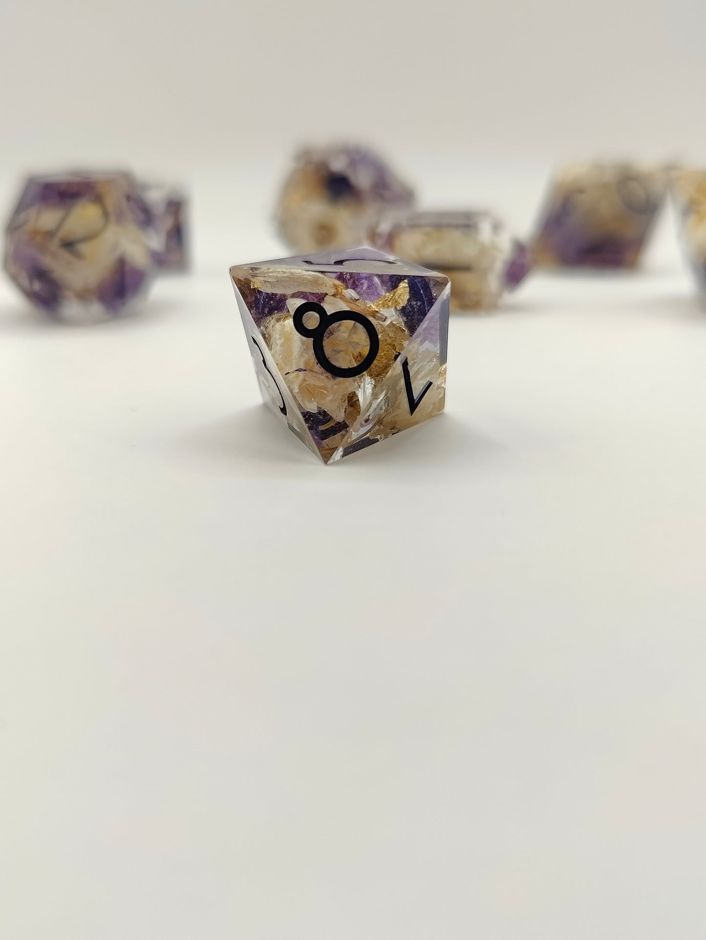 Handmade dice set: The Faerie Bargain
