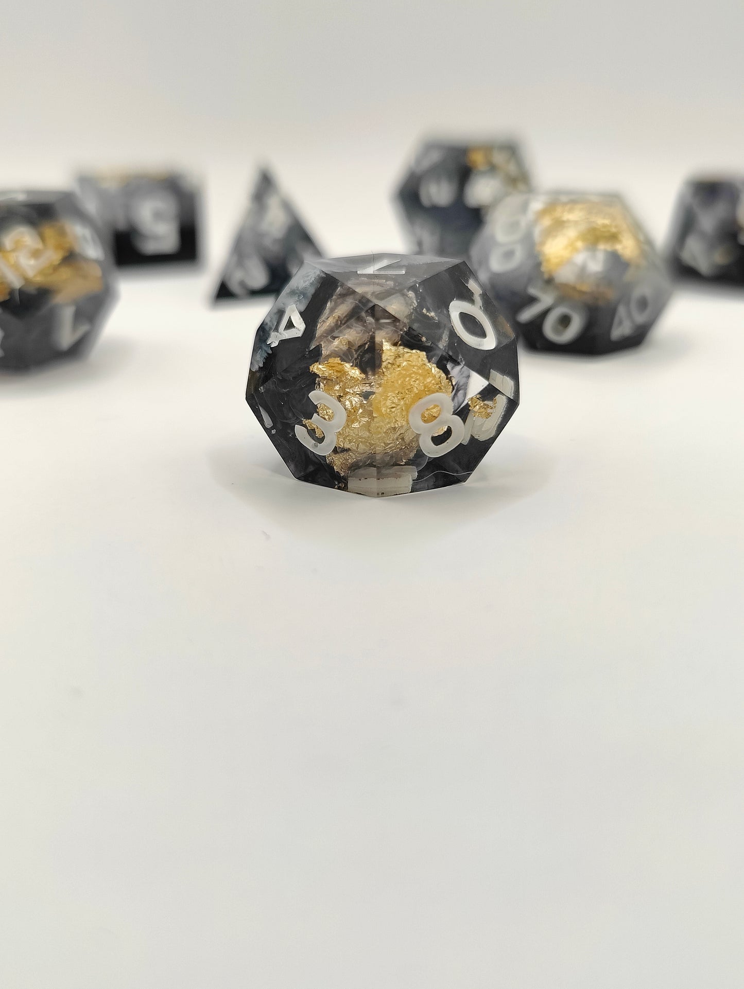 Handmade dice set: The royal Crypt