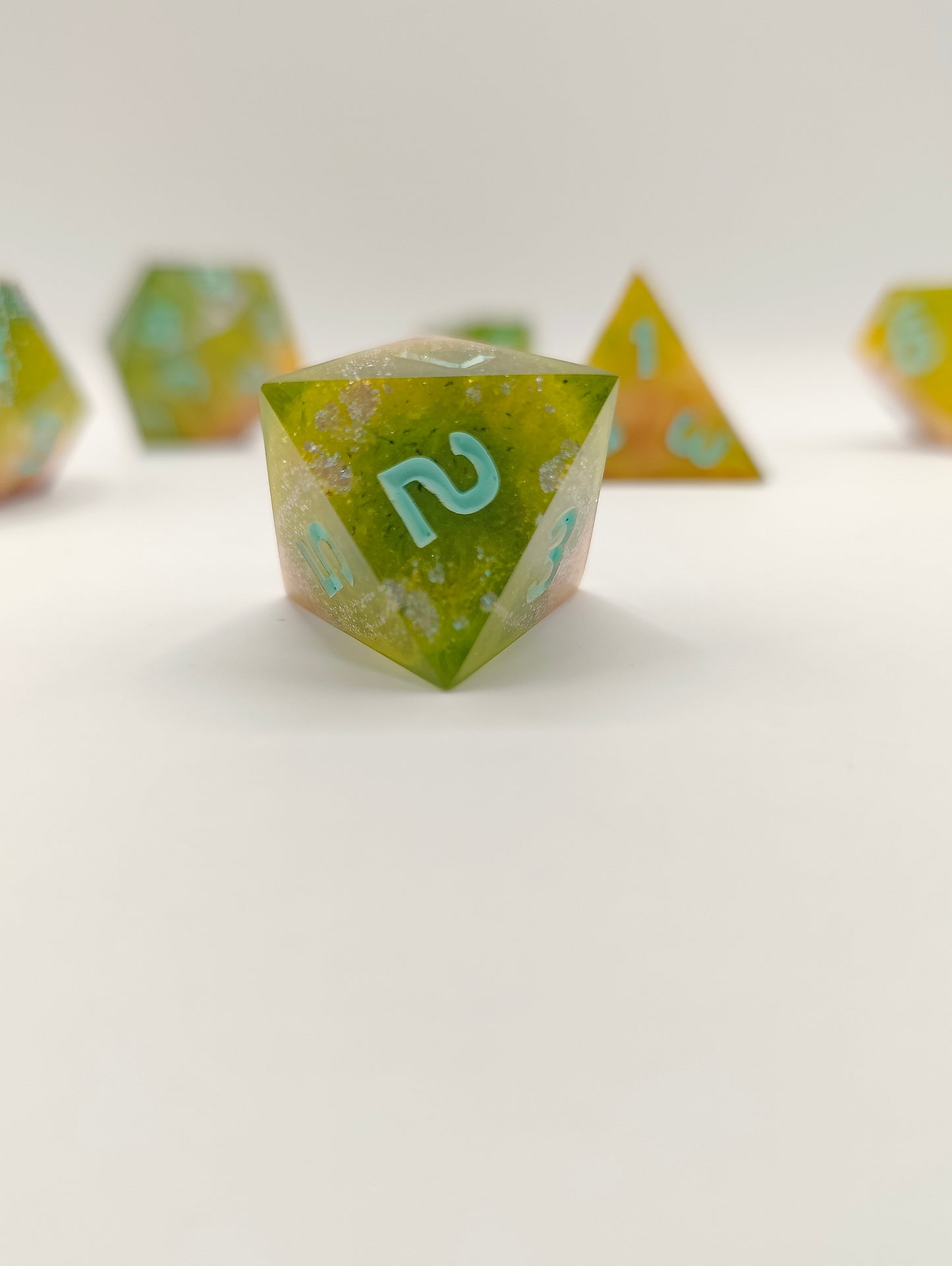 Handmade dice set: Pixie dust