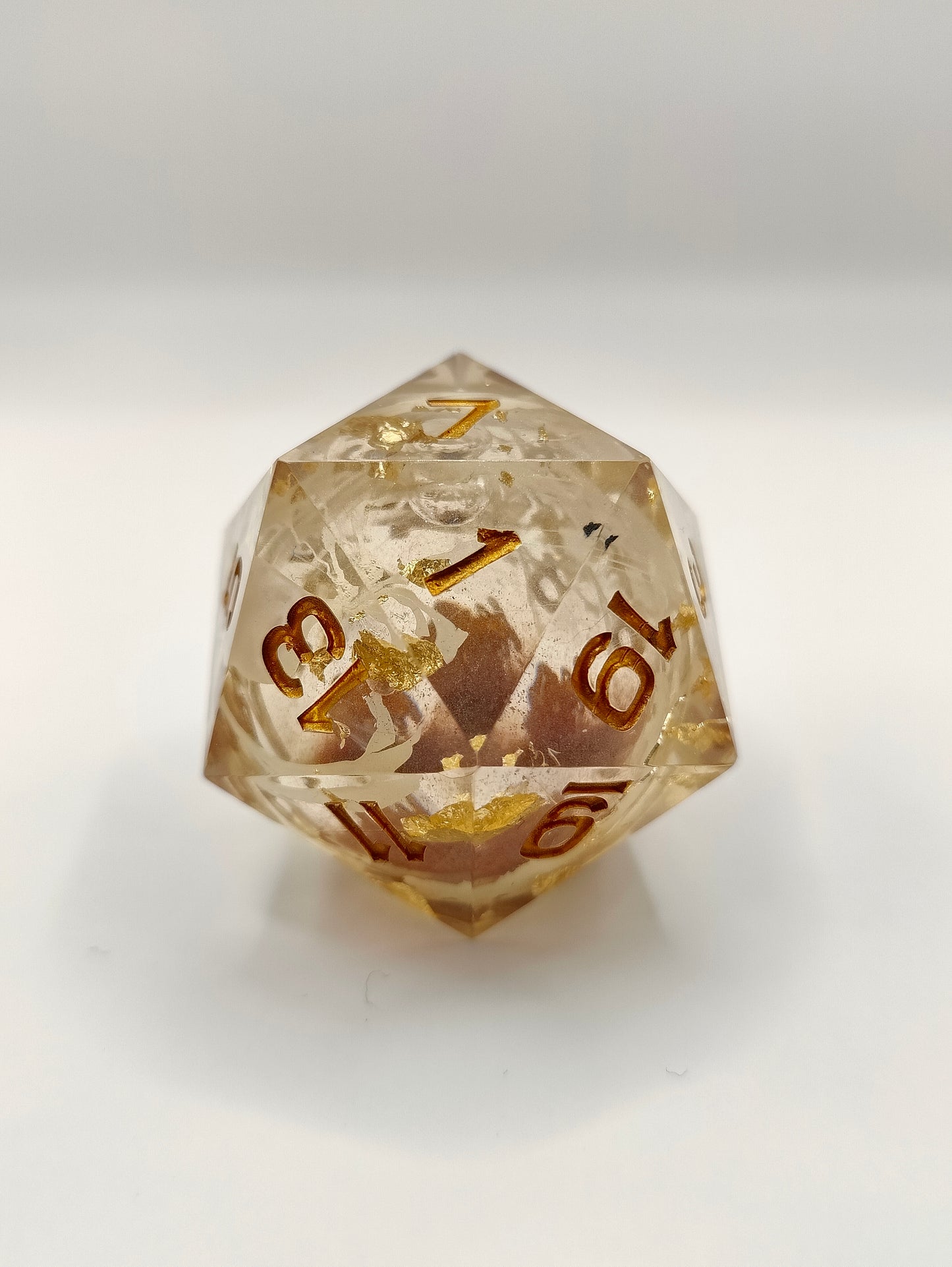 Handmade 40mm liquid core D20: The Aetherweaver