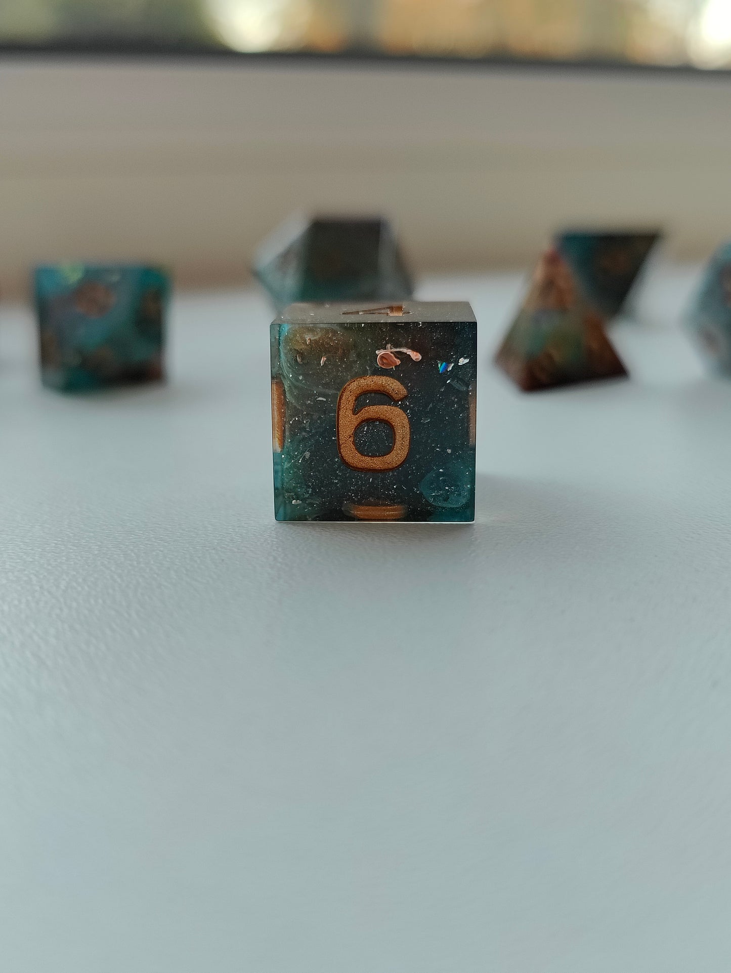 Handmade dice set: Astral Enchantment