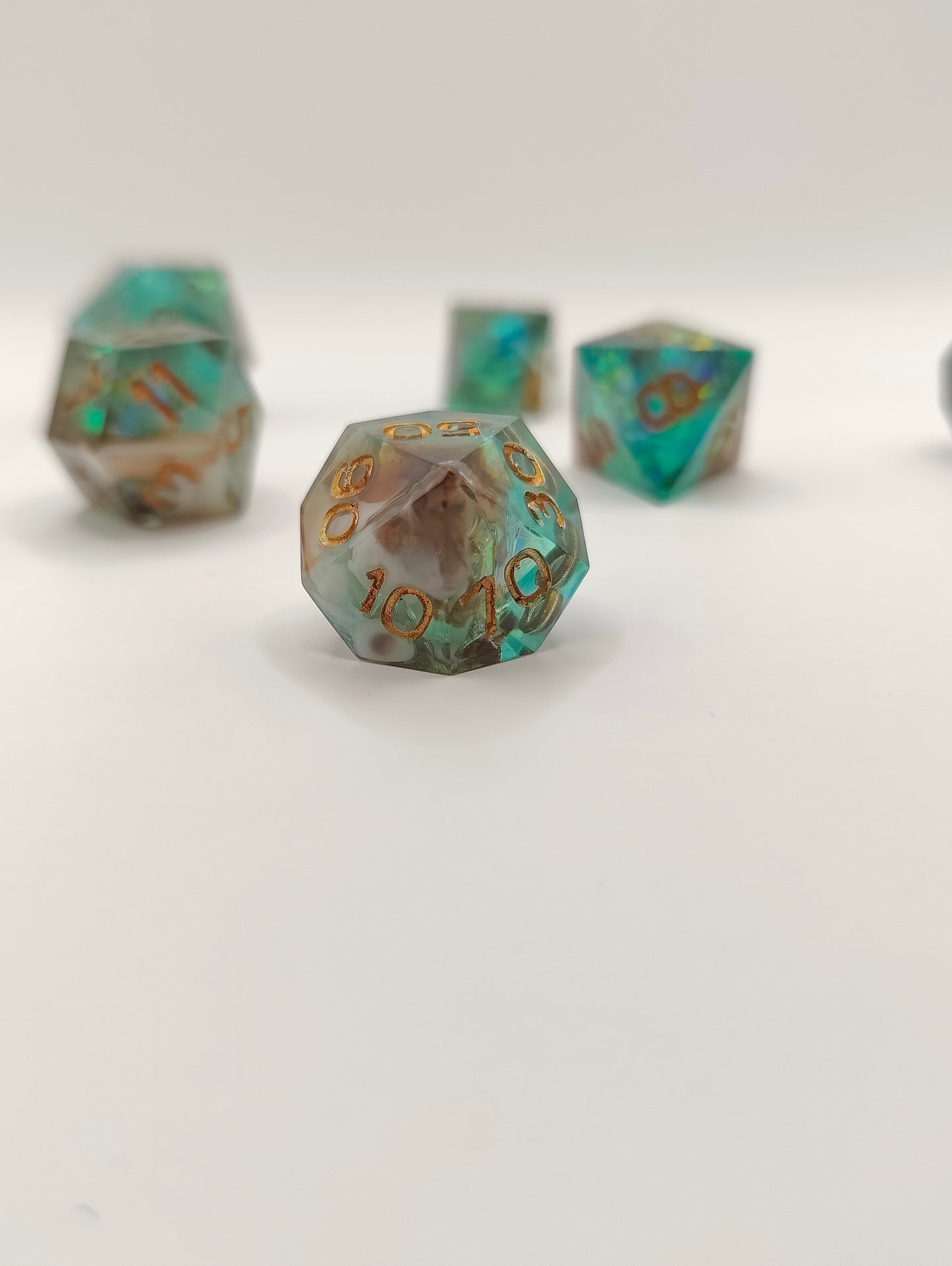 Mini dice set: Lagoon