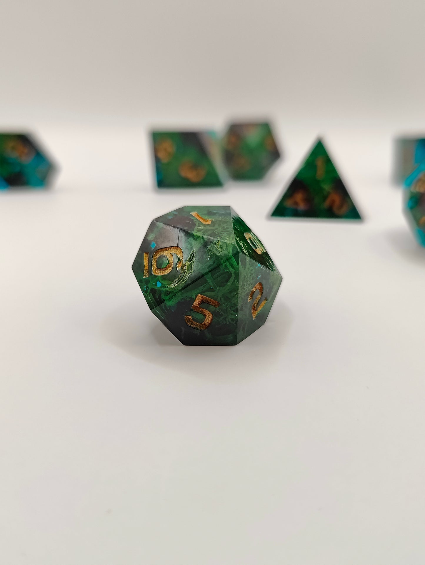 Handmade dice set: Drowned Souls