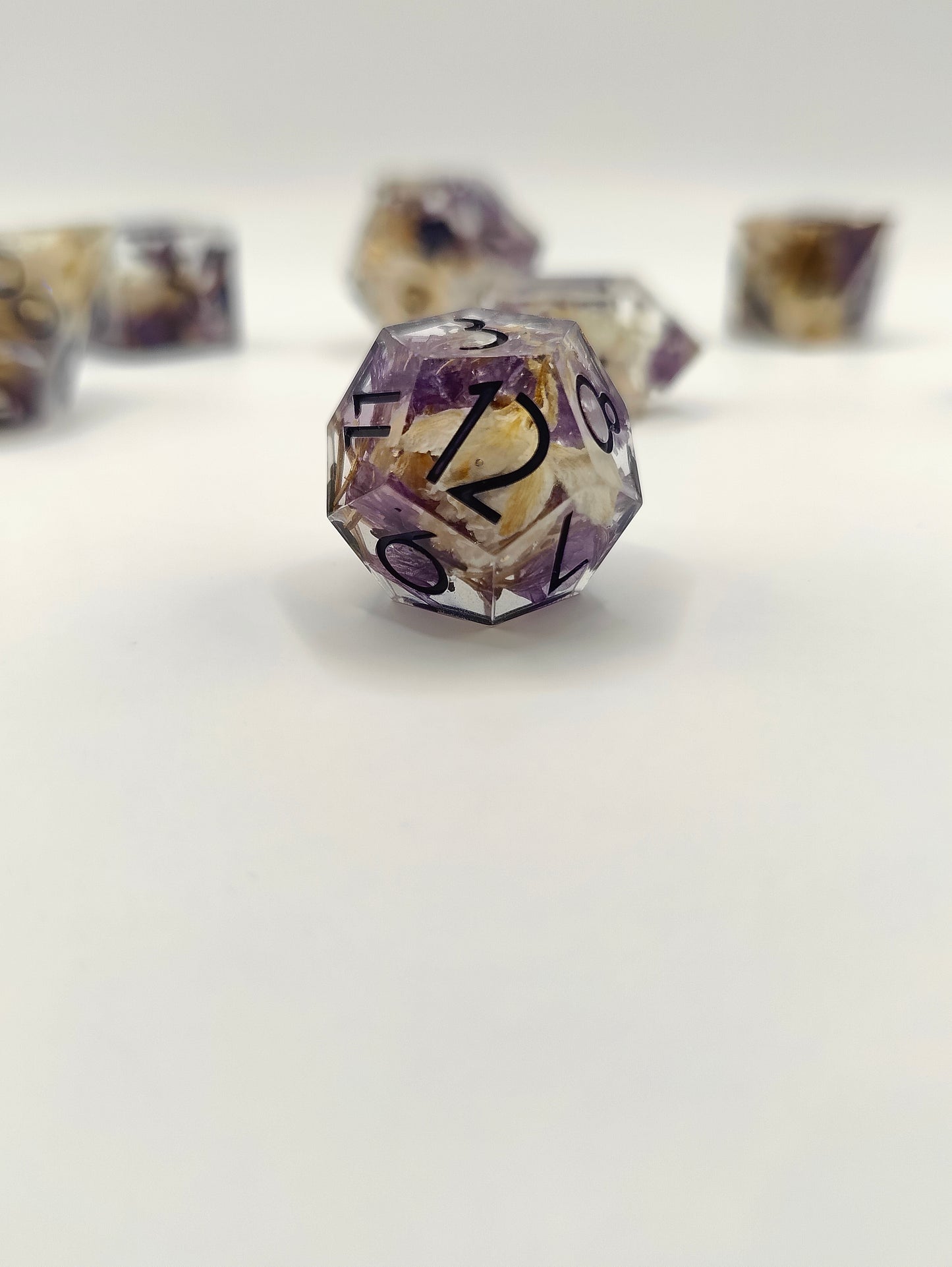 Handmade dice set: The Faerie Bargain