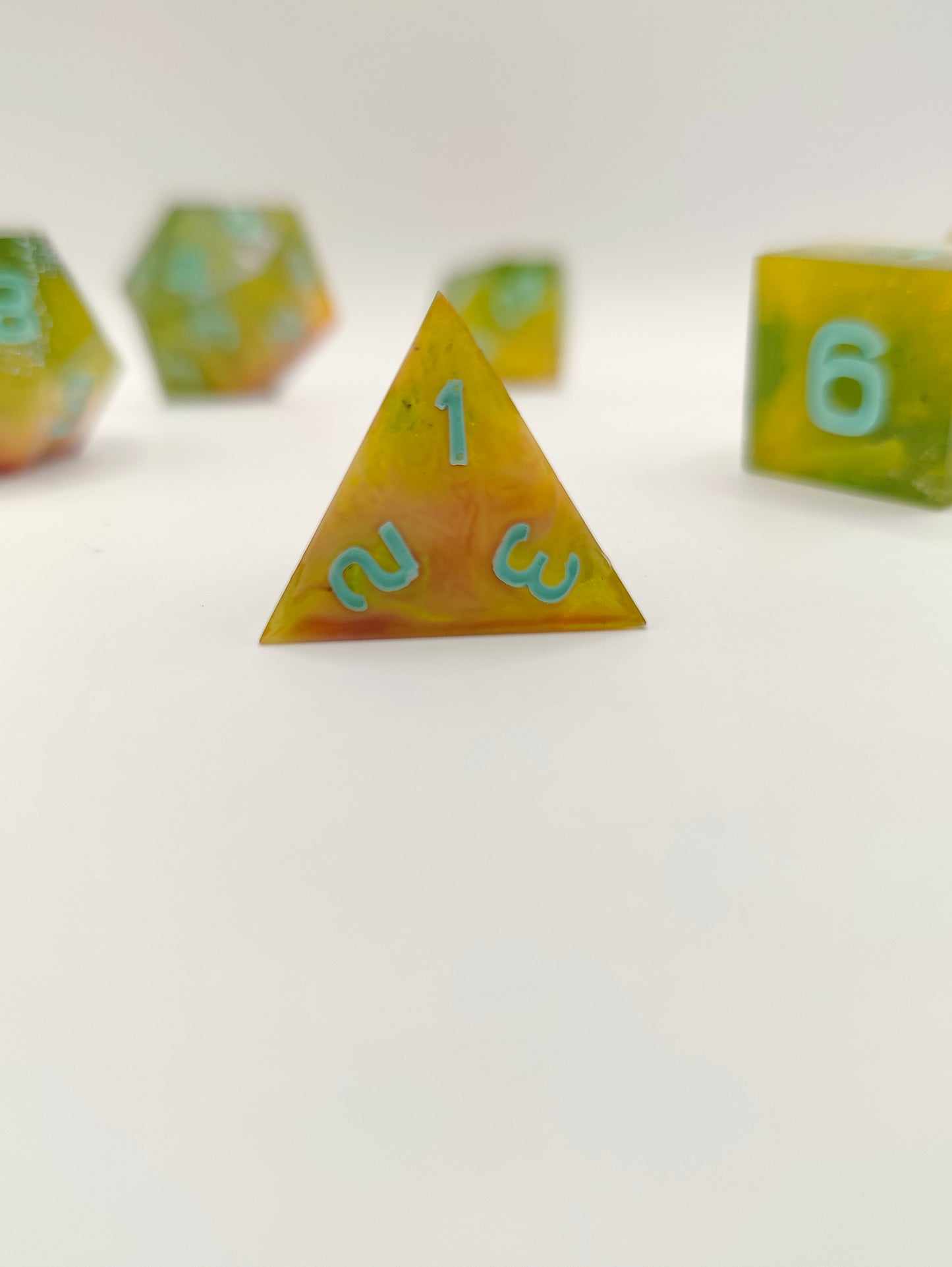 Handmade dice set: Pixie dust