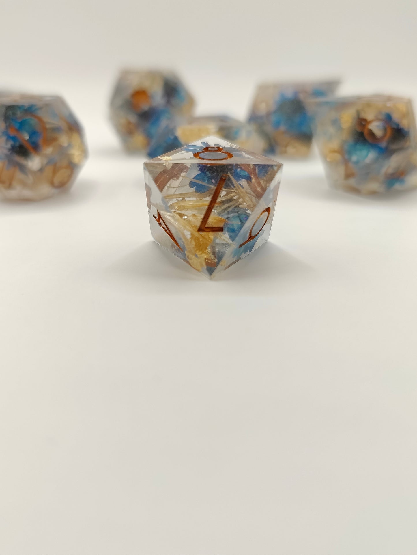 Handmade dice set: The harvest